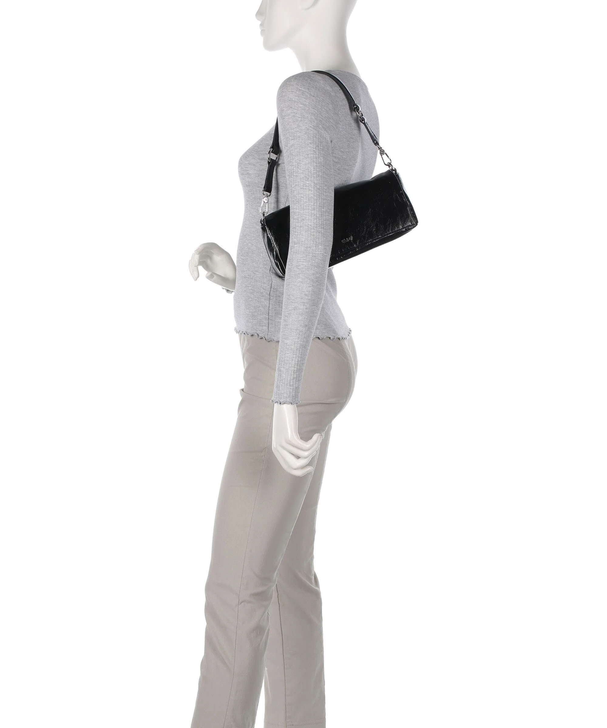 Abro Alias Soft Mila Borsa a spalla black/nickel - Image 3