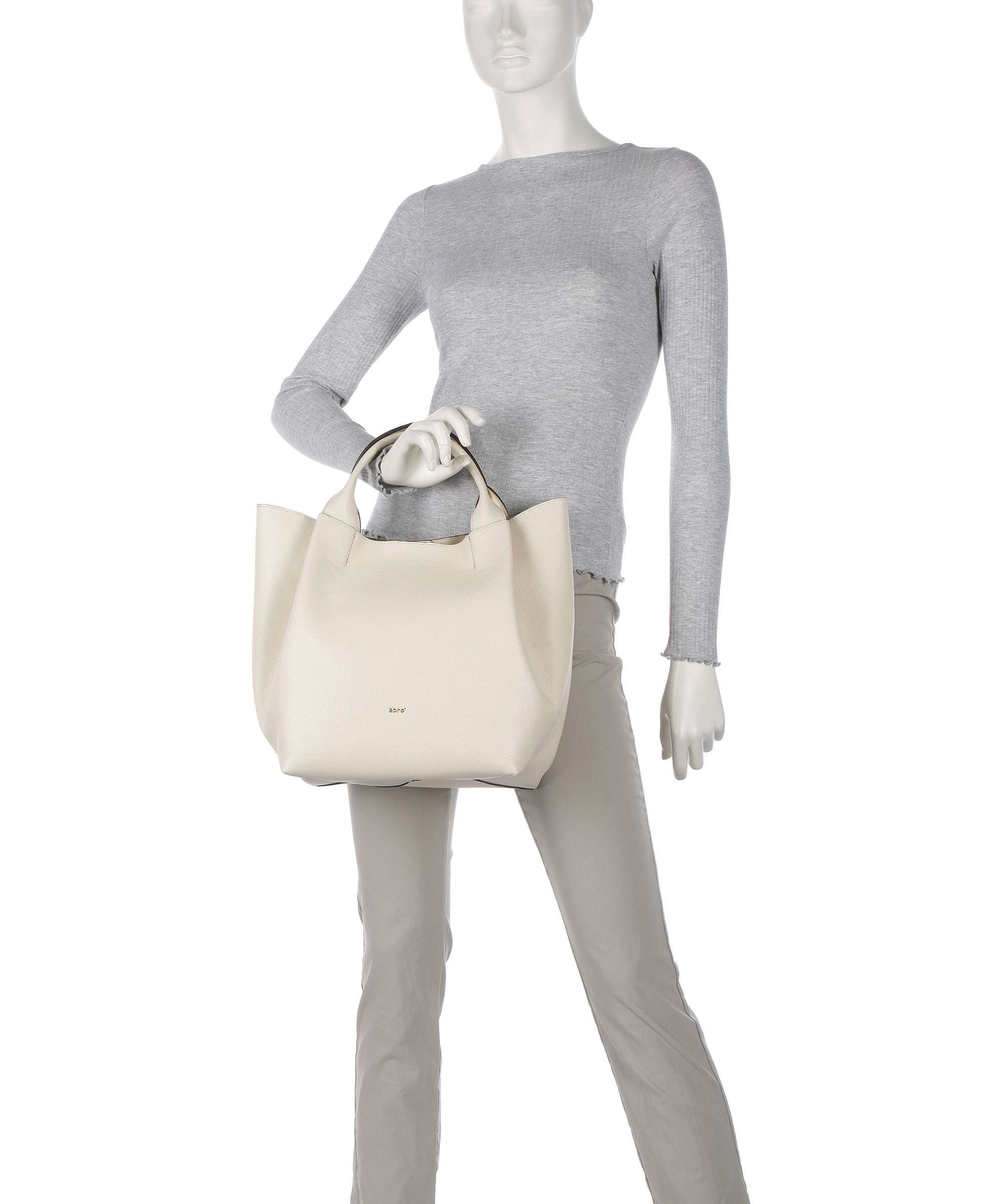Abro Erson Essential Borsa a mano beige - Image 3