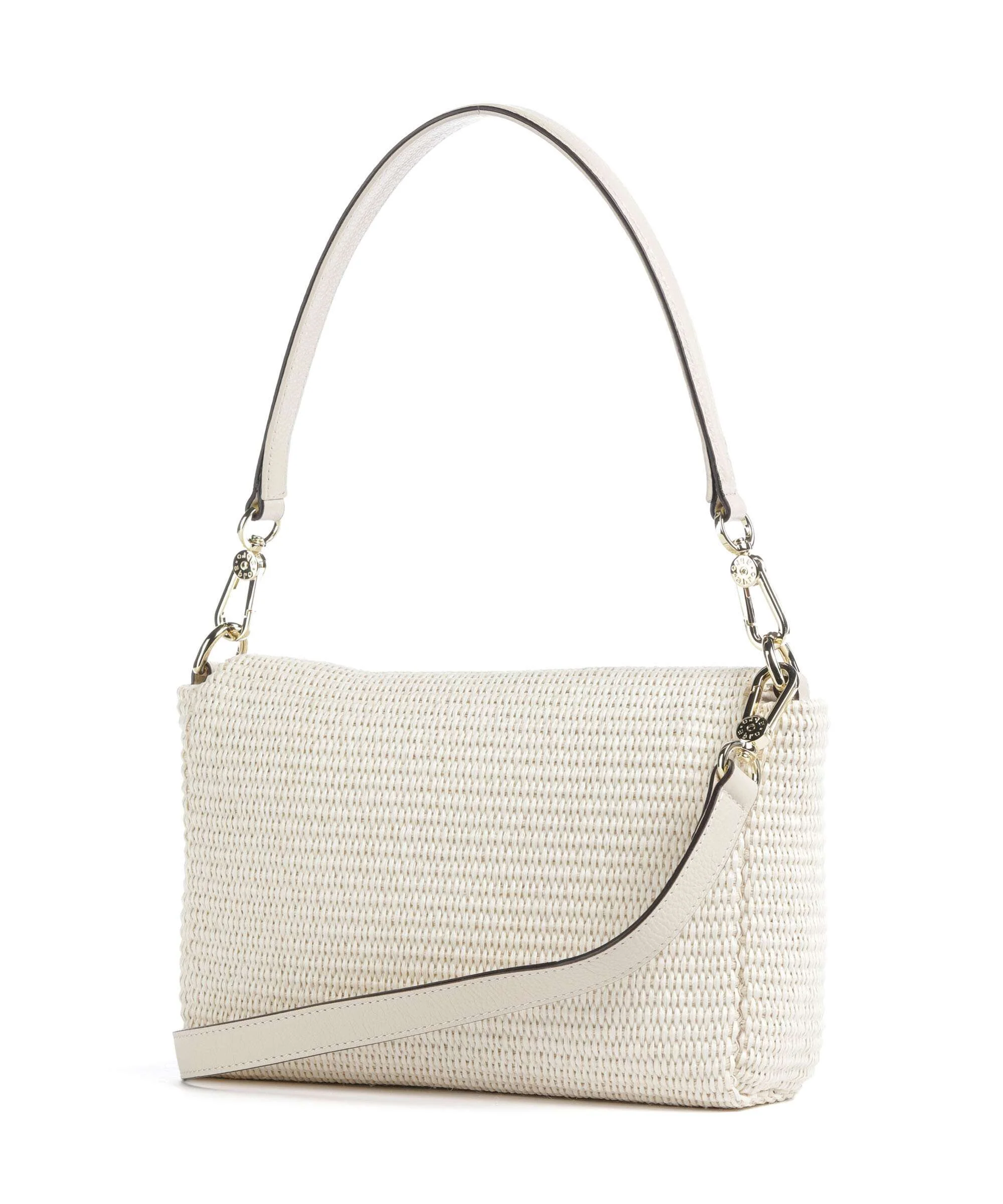 Abro Raffia Classica Temi Borsa a spalla beige - Image 2