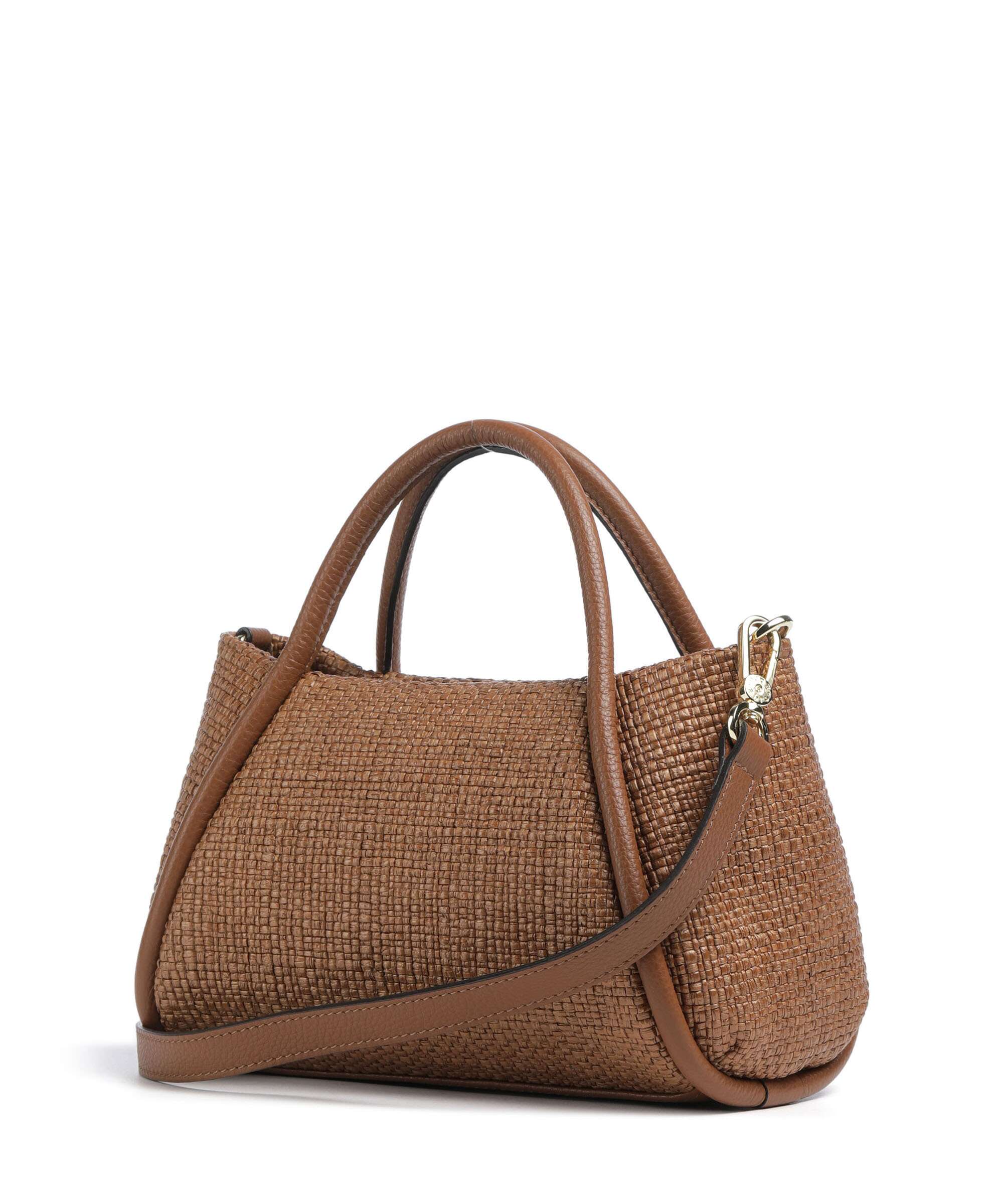 Abro Raffia Intreccio Willow Borsa a mano caramel/cognac - Image 2