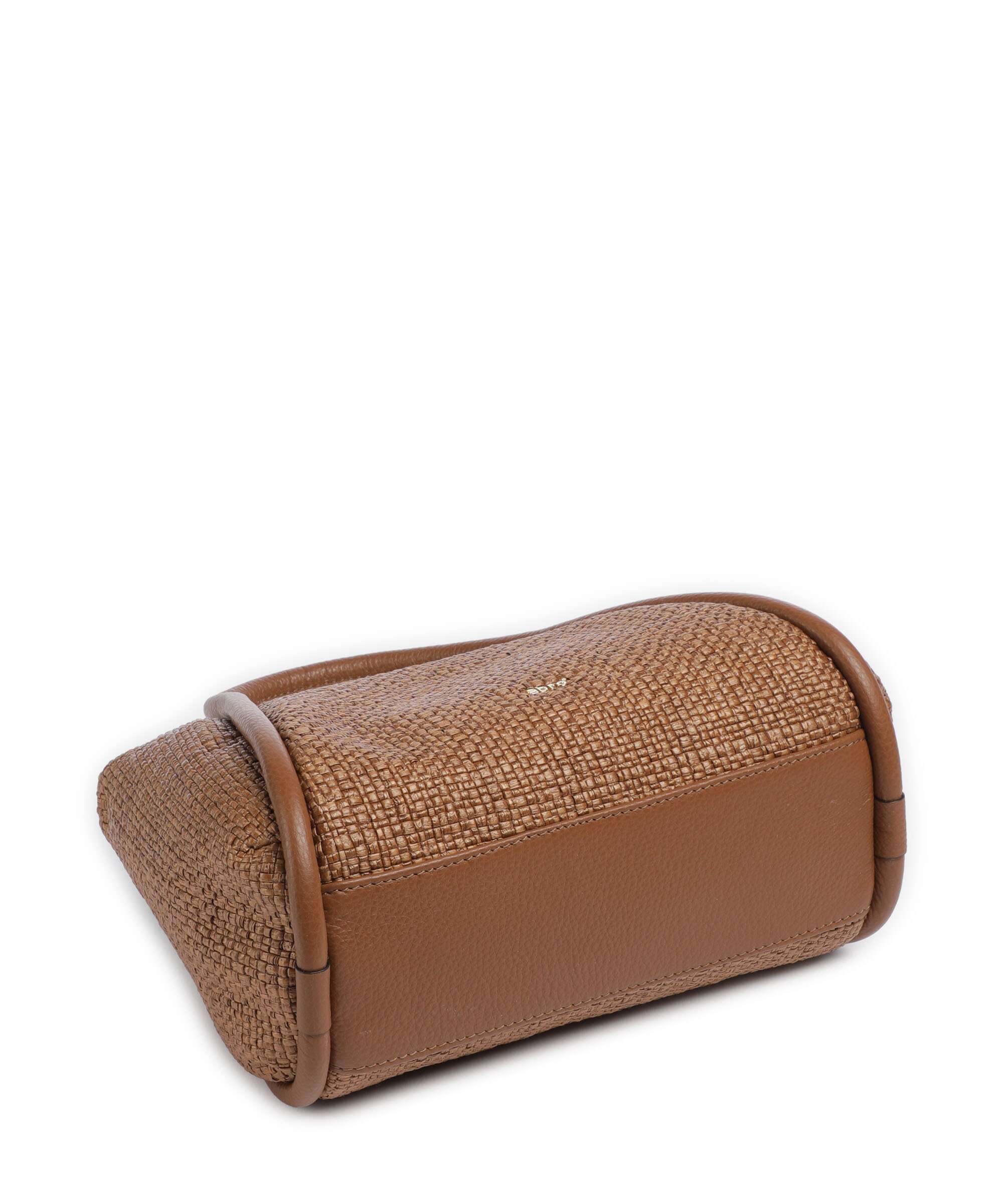 Abro Raffia Intreccio Willow Borsa a mano caramel/cognac - Image 4