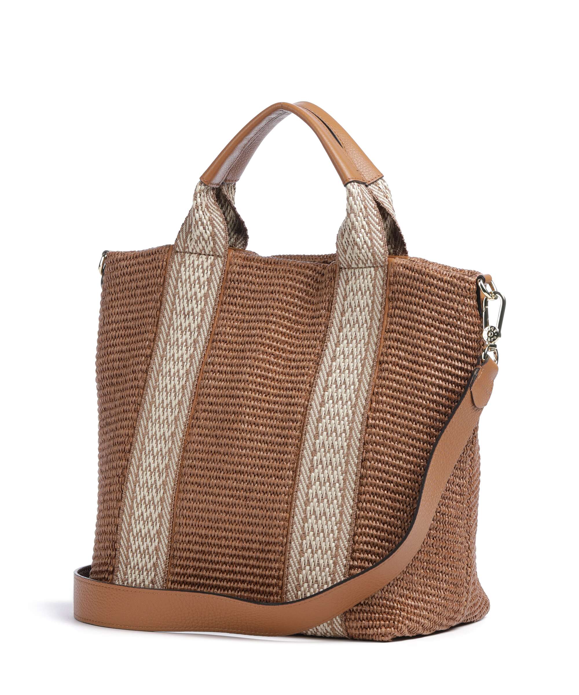 Abro Raffia Kaia Borsa a mano caramel/cognac - Image 2