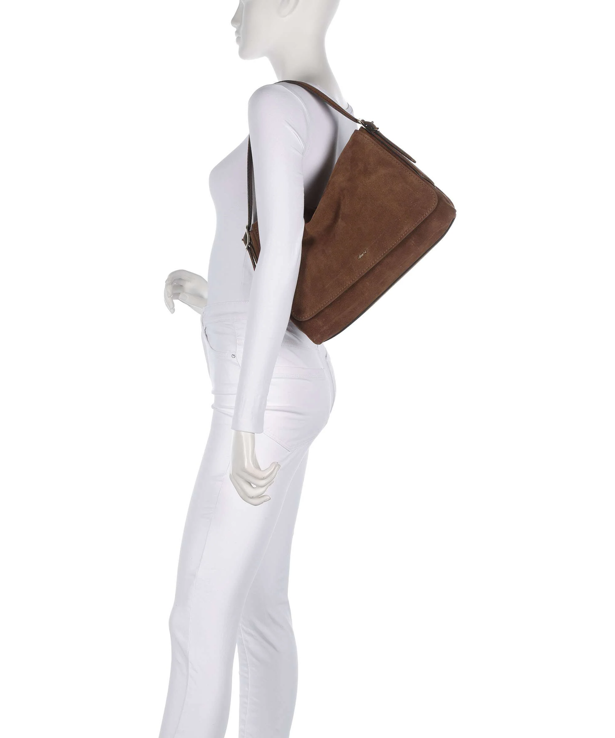 Abro Suede Carina Borsa a spalla wood - Image 3