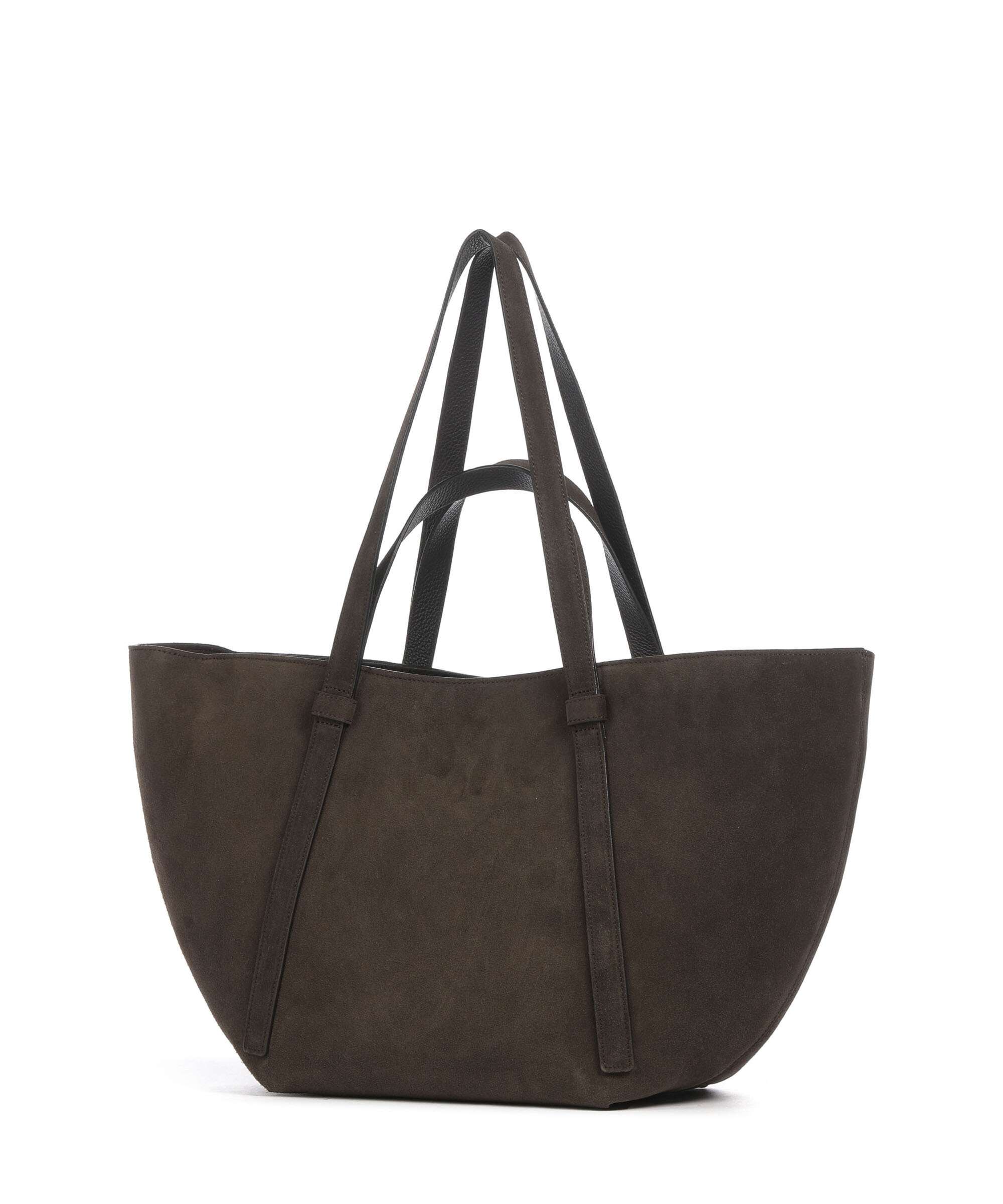 Abro Suede Cosmo Large Borsa shopper dark brown - Image 2