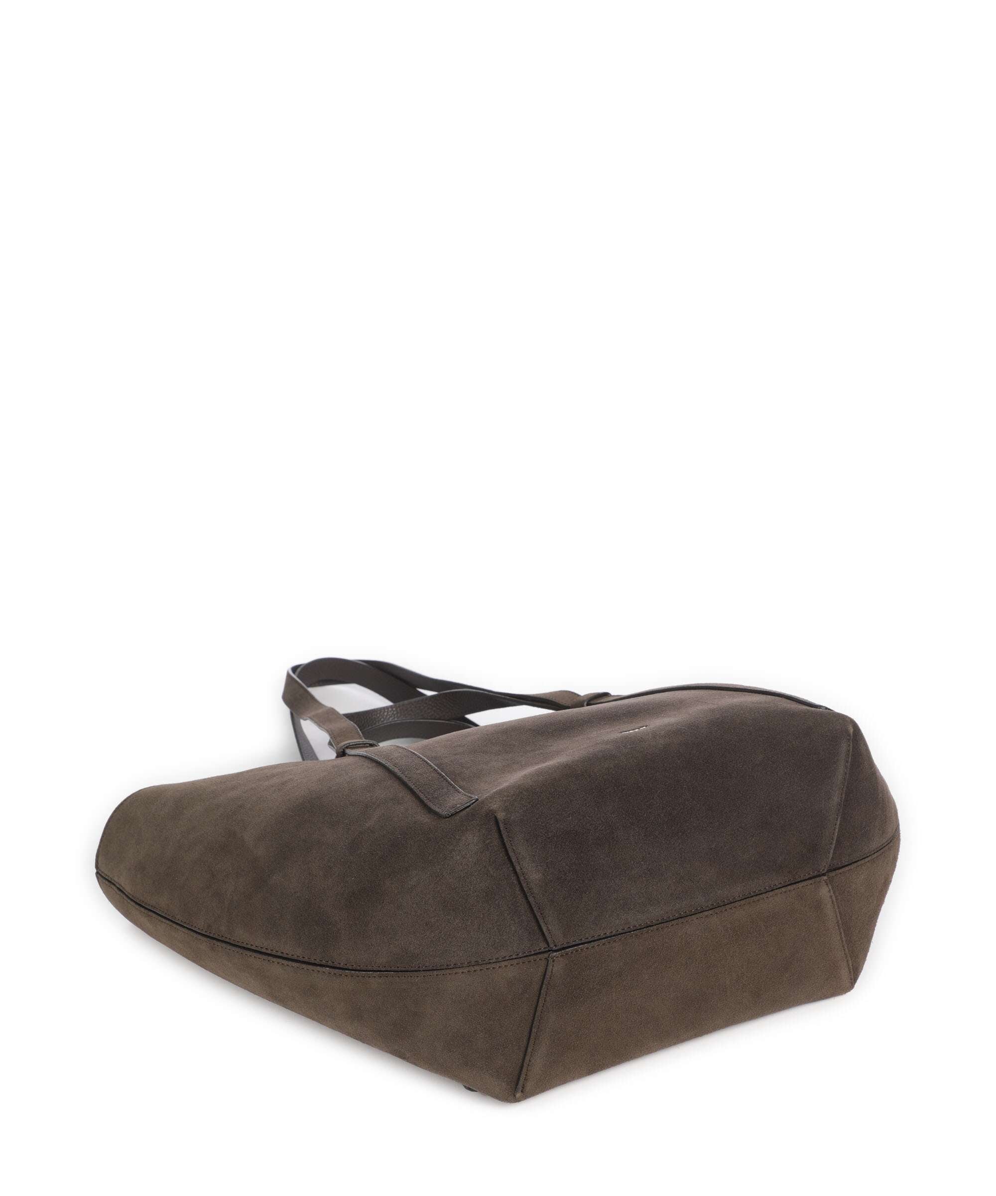 Abro Suede Cosmo Large Borsa shopper dark brown - Image 5