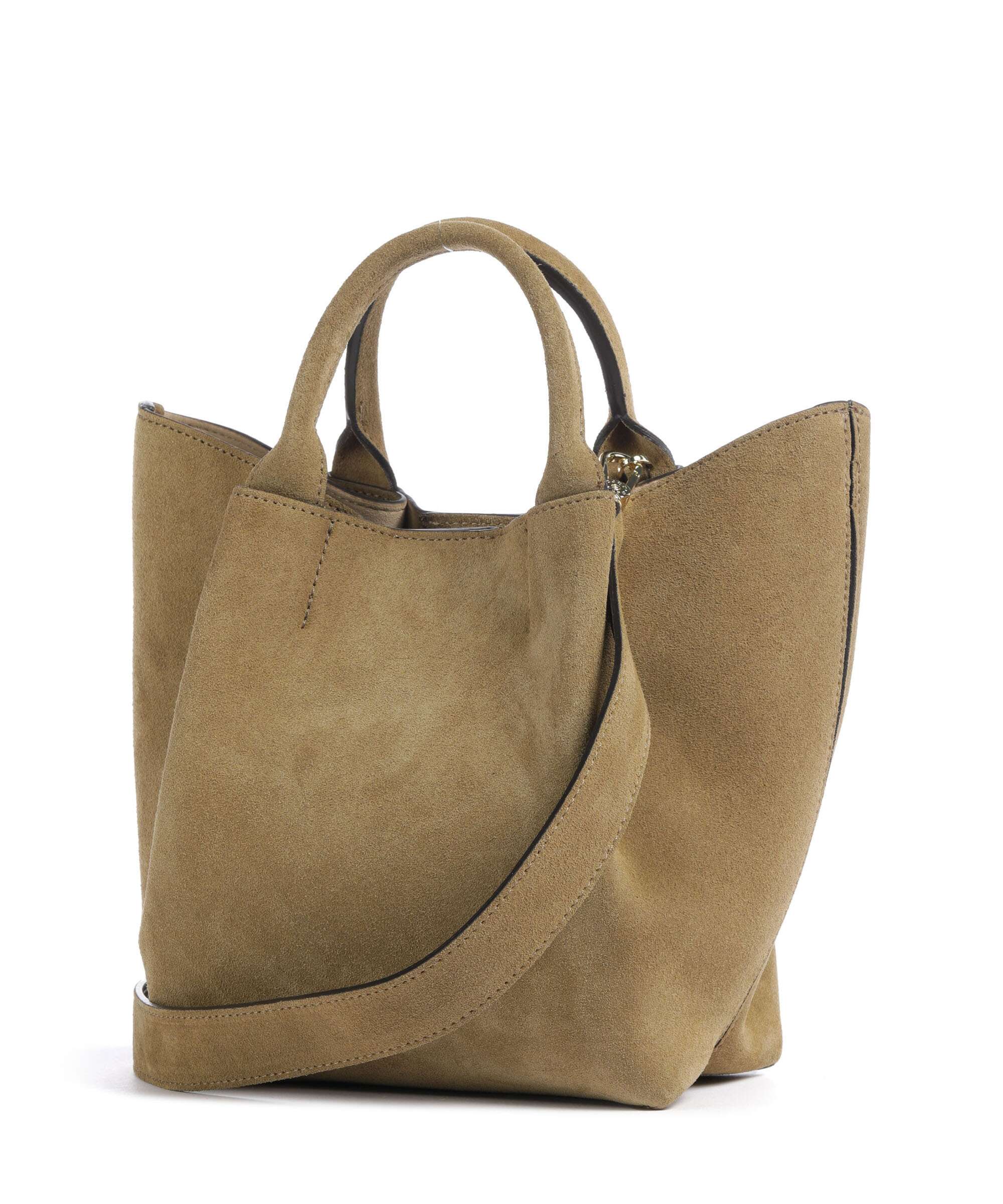 Abro Suede Essential Small Borsa a mano mud - Image 2