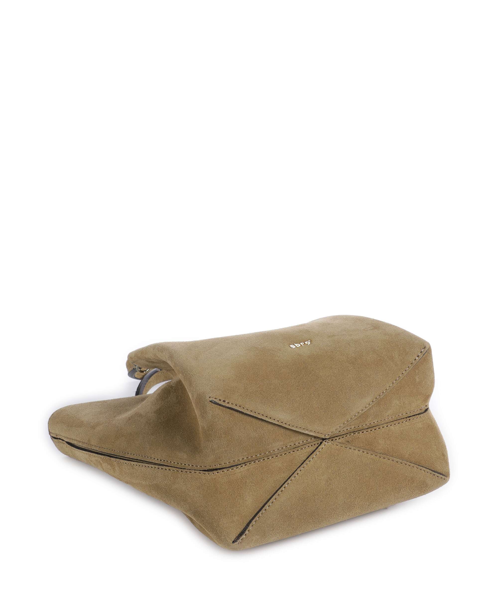 Abro Suede Essential Small Borsa a mano mud - Image 5