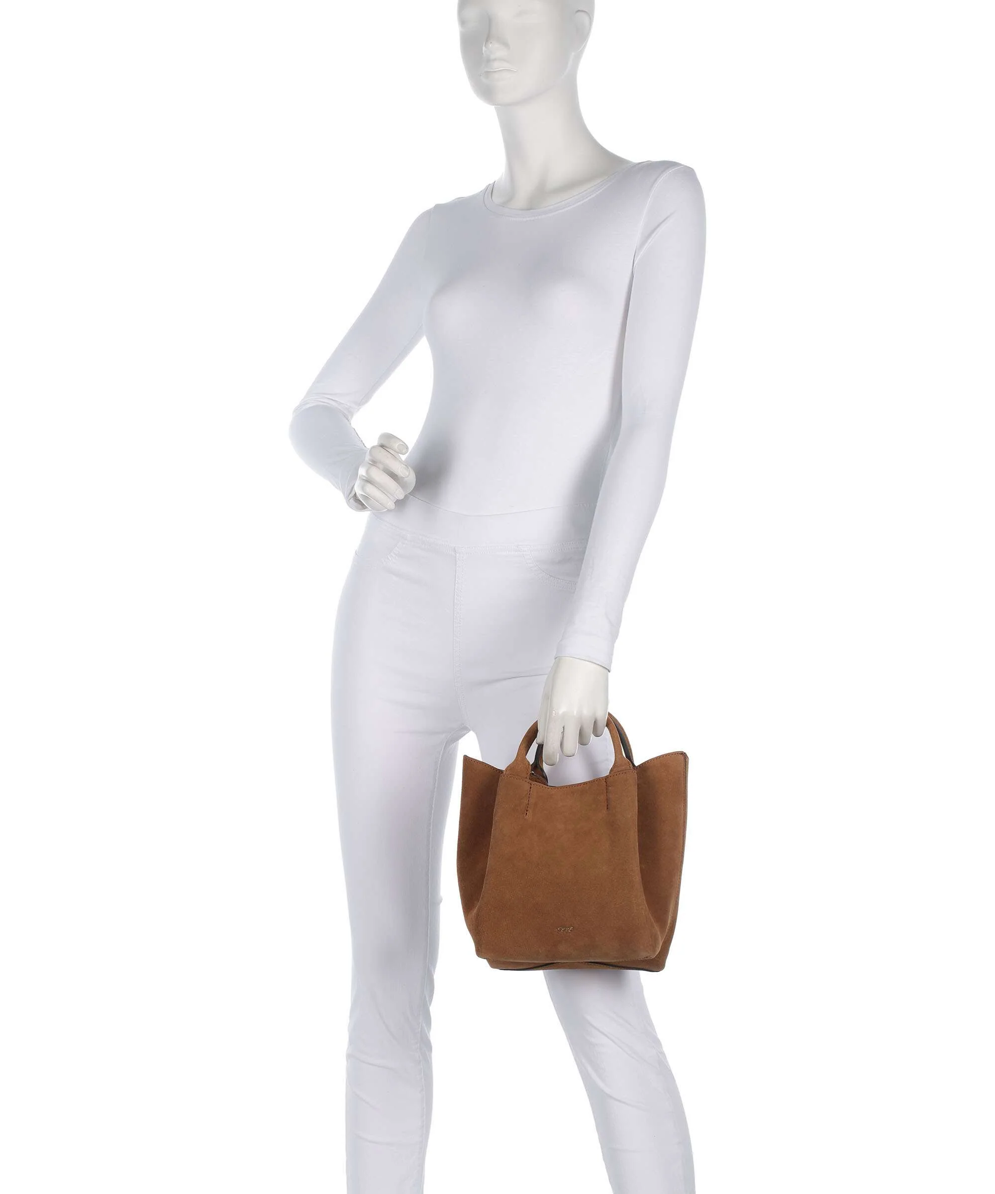 Abro Suede Essential Small Borsa a mano cuoio - Image 3