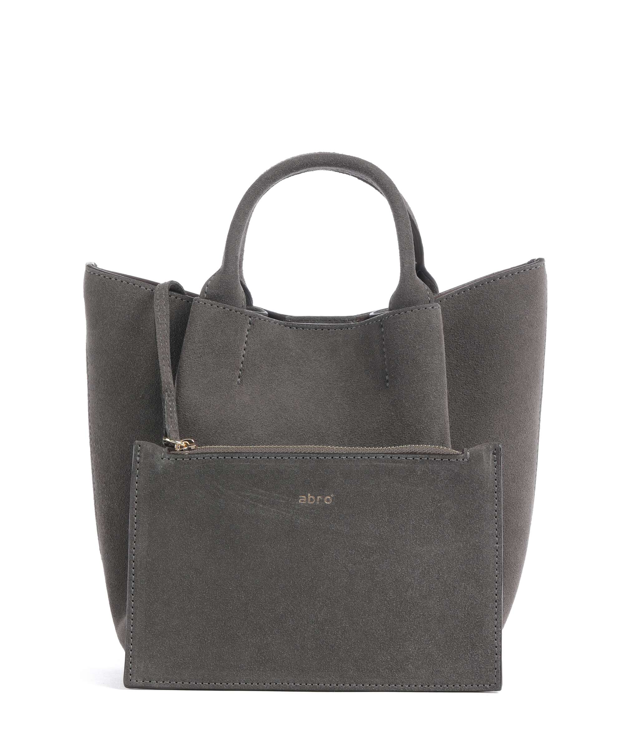 Abro Suede Essential Small Borsa a mano grey - Image 2