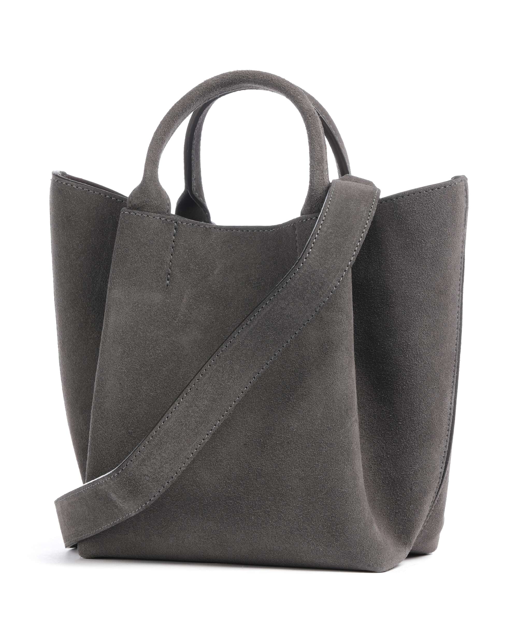 Abro Suede Essential Small Borsa a mano grey - Image 4