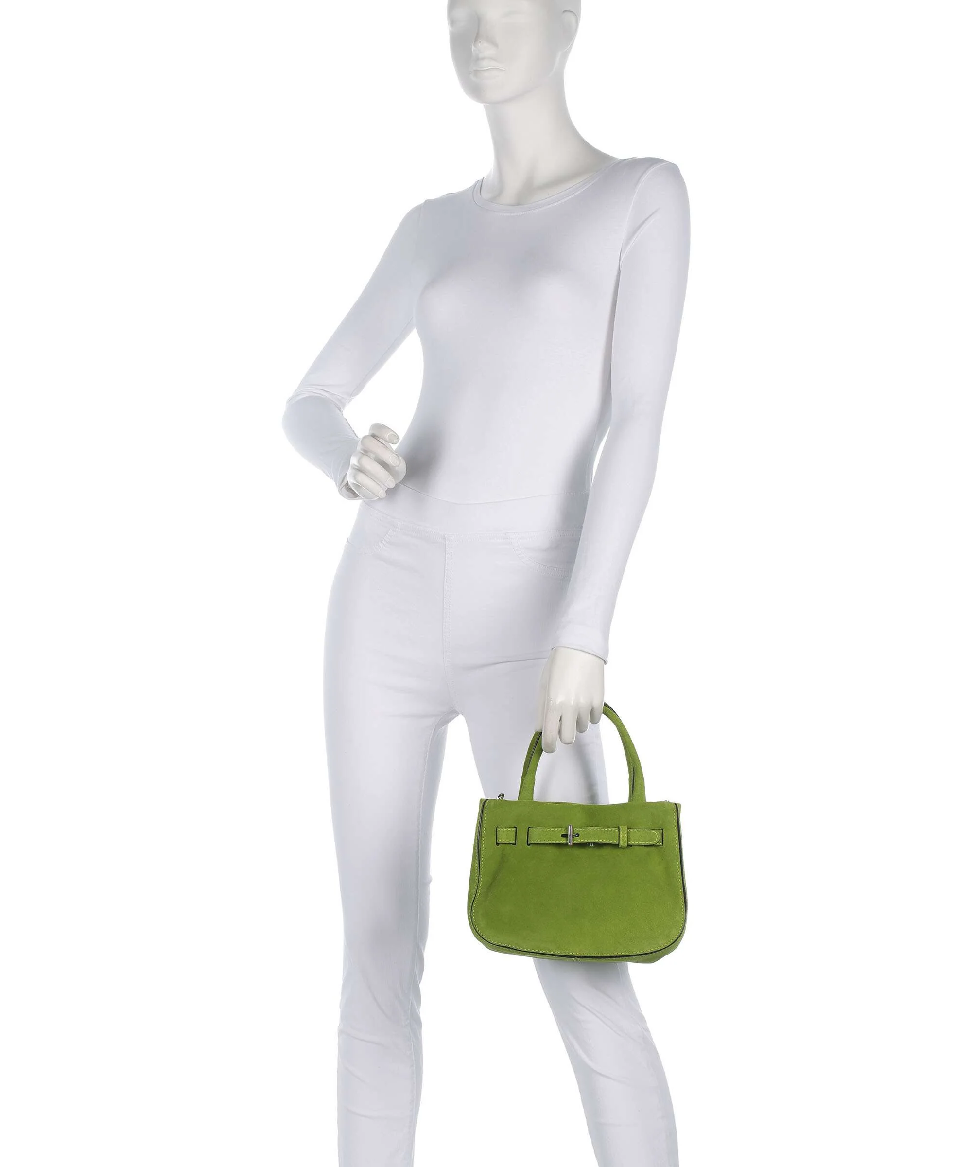 Abro Suede Jill Borsa a mano lime - Image 3