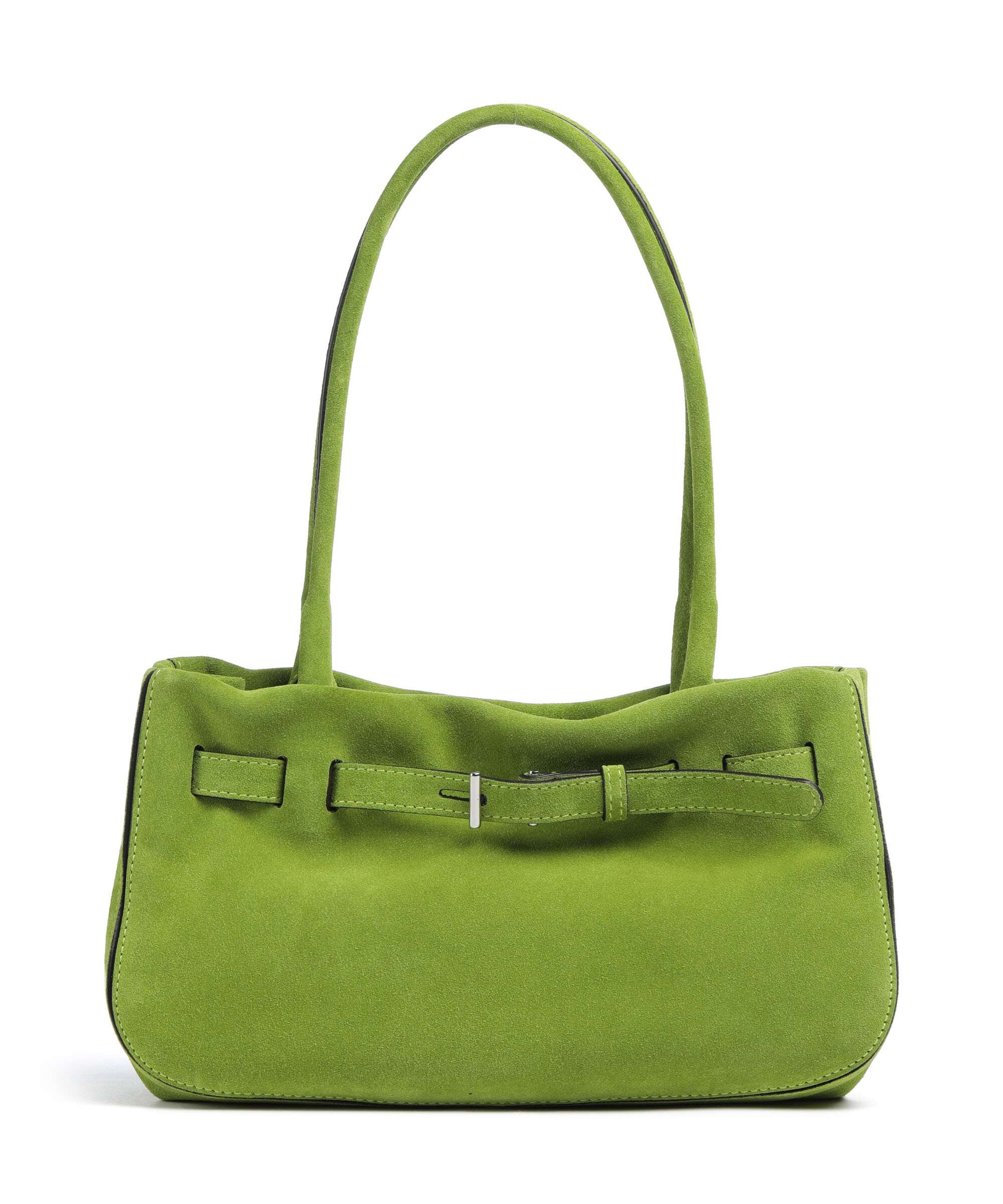 Abro Suede Jill Borsa a spalla lime