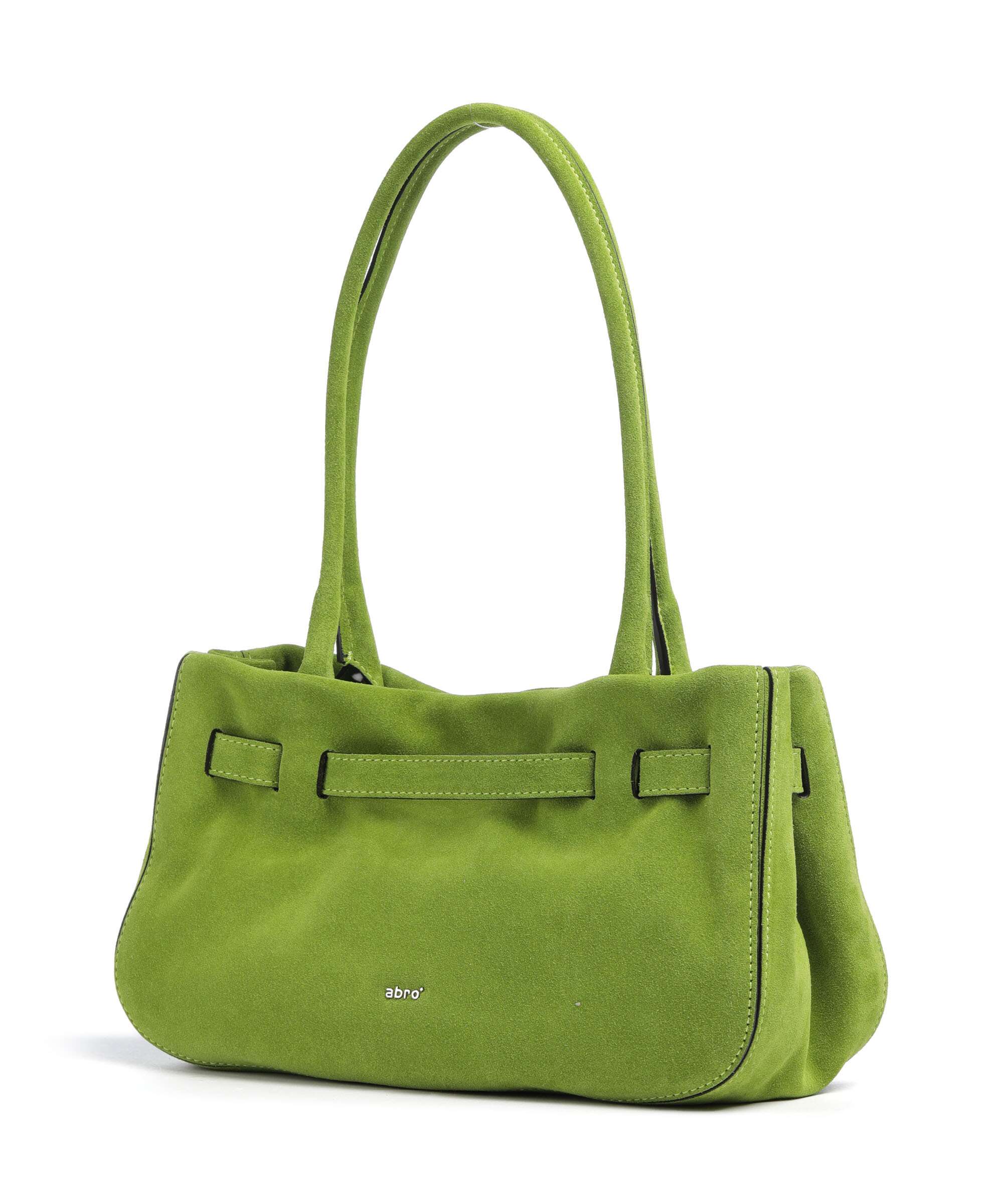 Abro Suede Jill Borsa a spalla lime - Image 2
