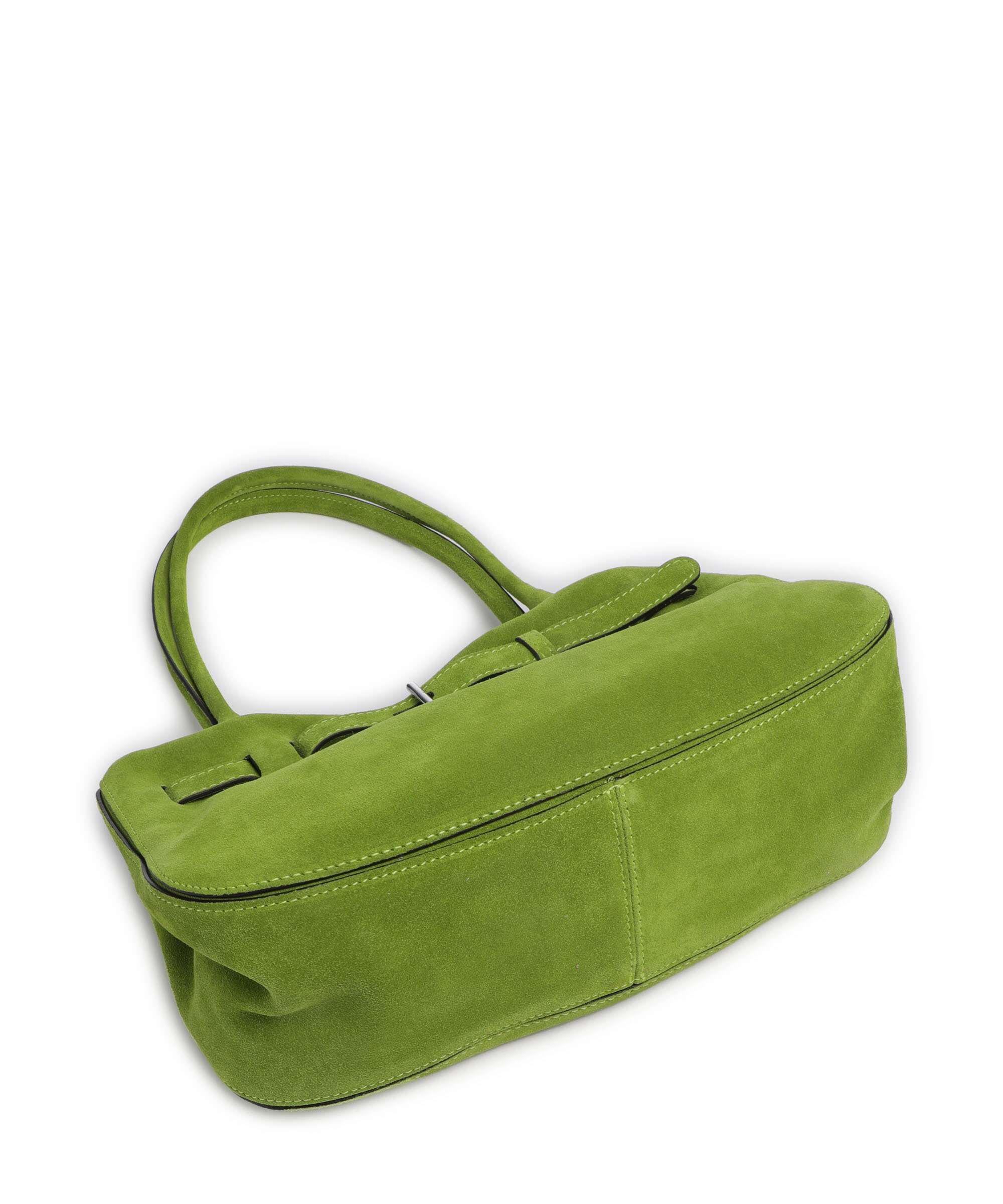 Abro Suede Jill Borsa a spalla lime - Image 4