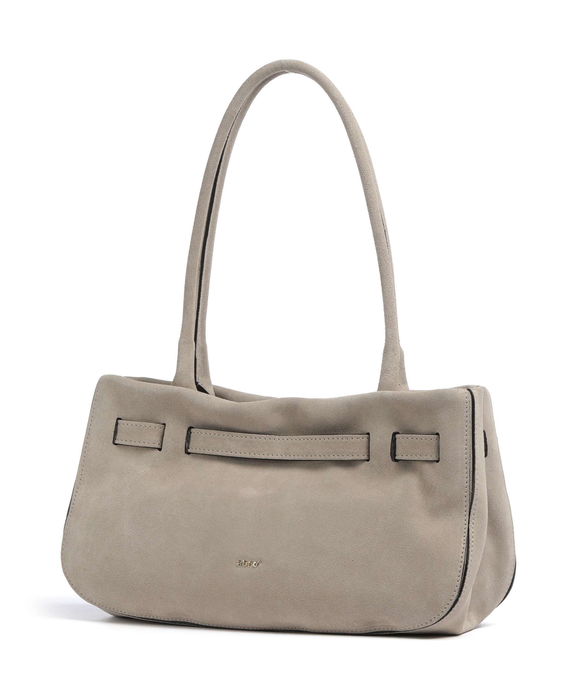 Abro Suede Jill Borsa a spalla siena - Image 2