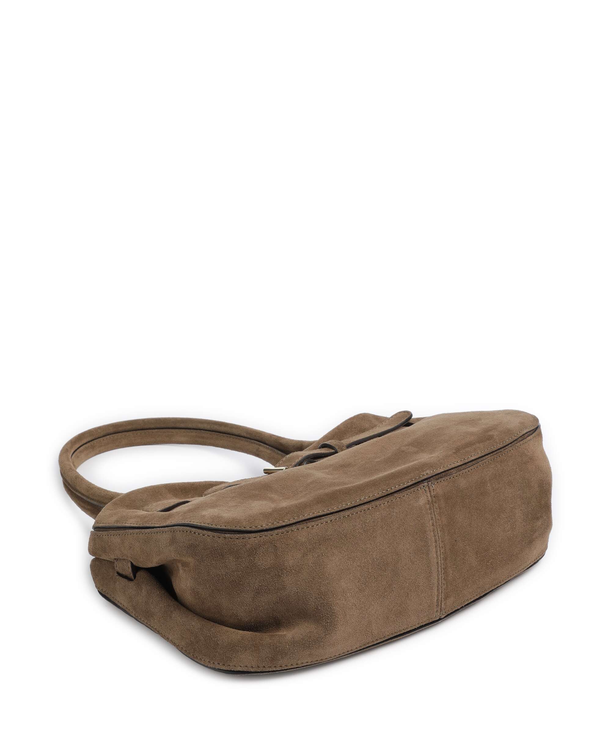 Abro Suede Jill Borsa a spalla khaki - Image 4