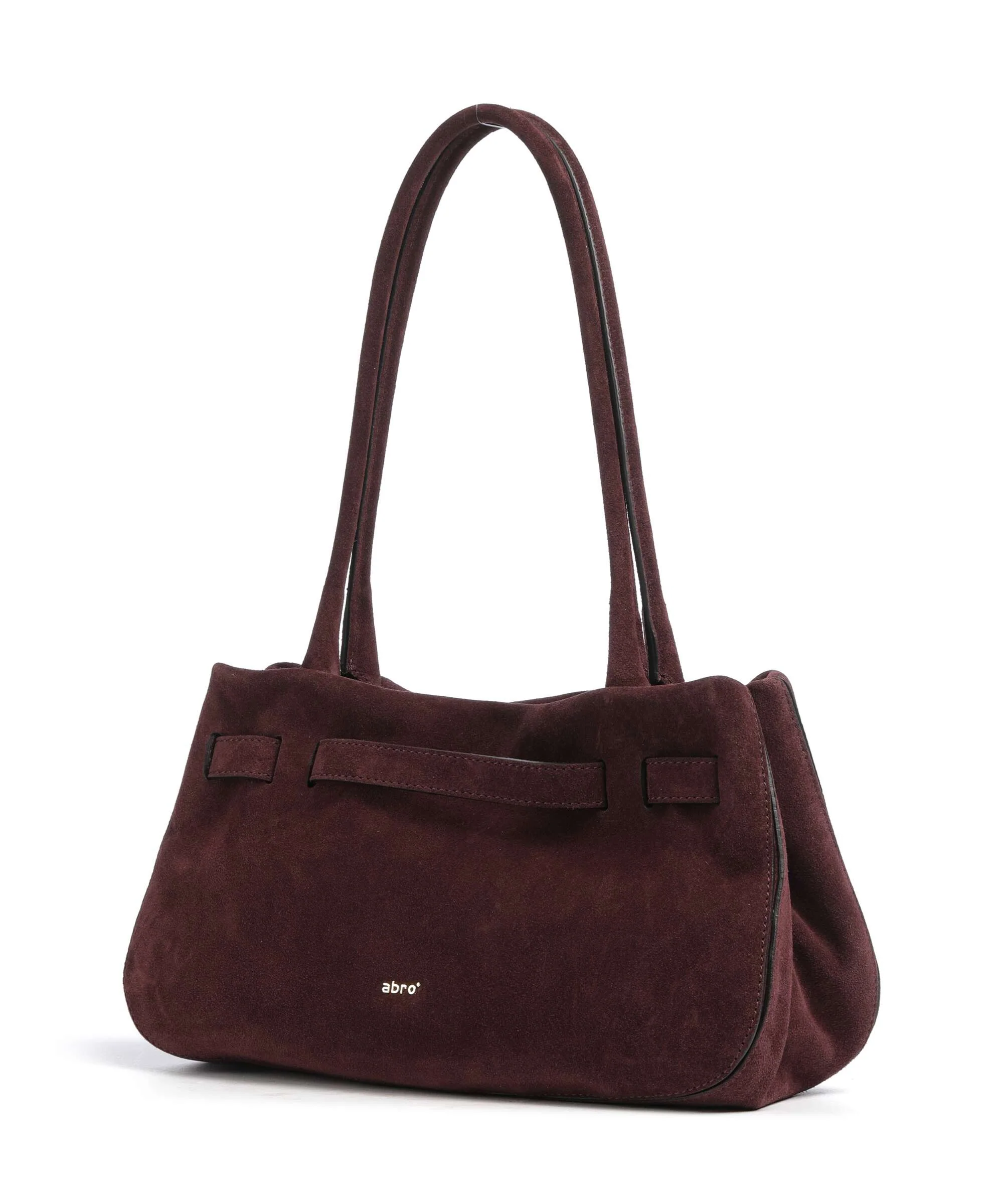 Abro Suede Jill Borsa a spalla burgundy - Image 2