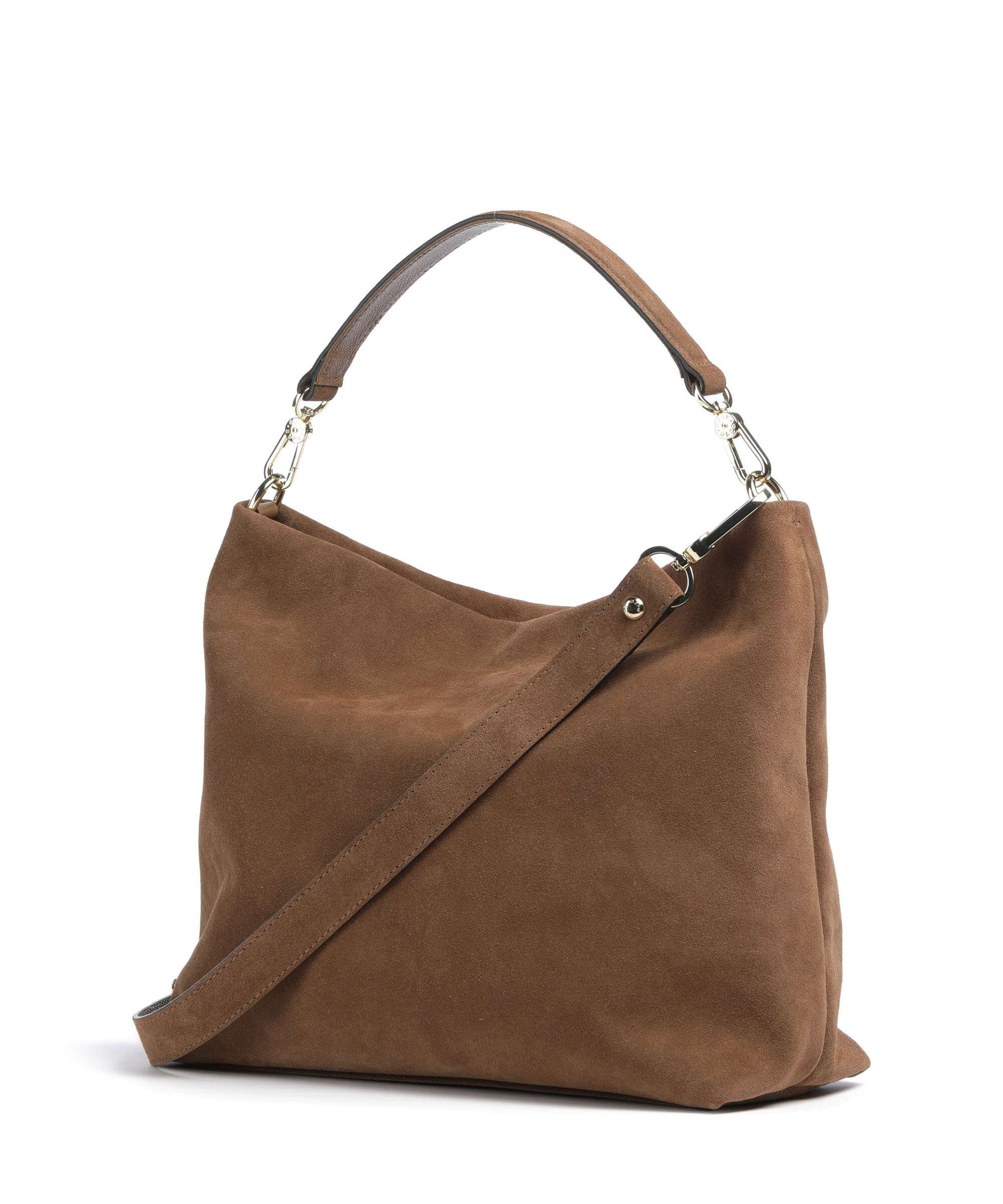 Abro Suede Kaia Borsa hobo camel - Image 2