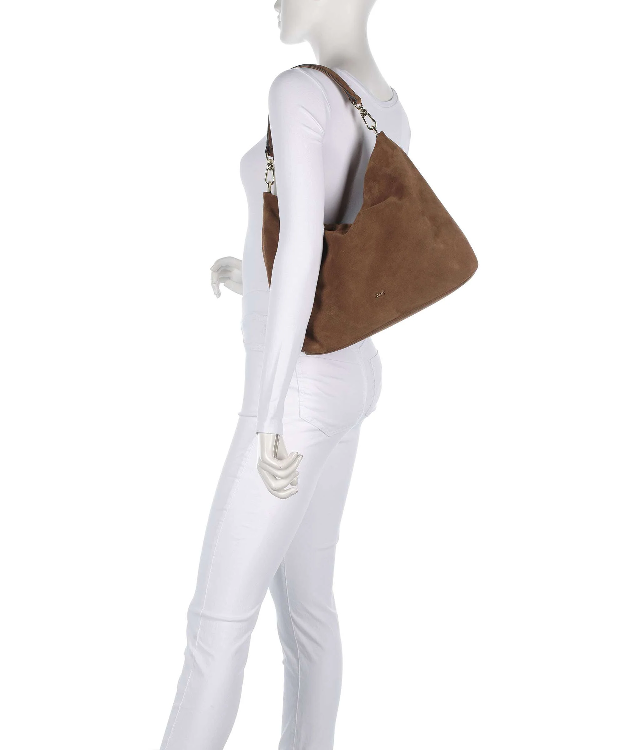 Abro Suede Kaia Borsa hobo camel - Image 3