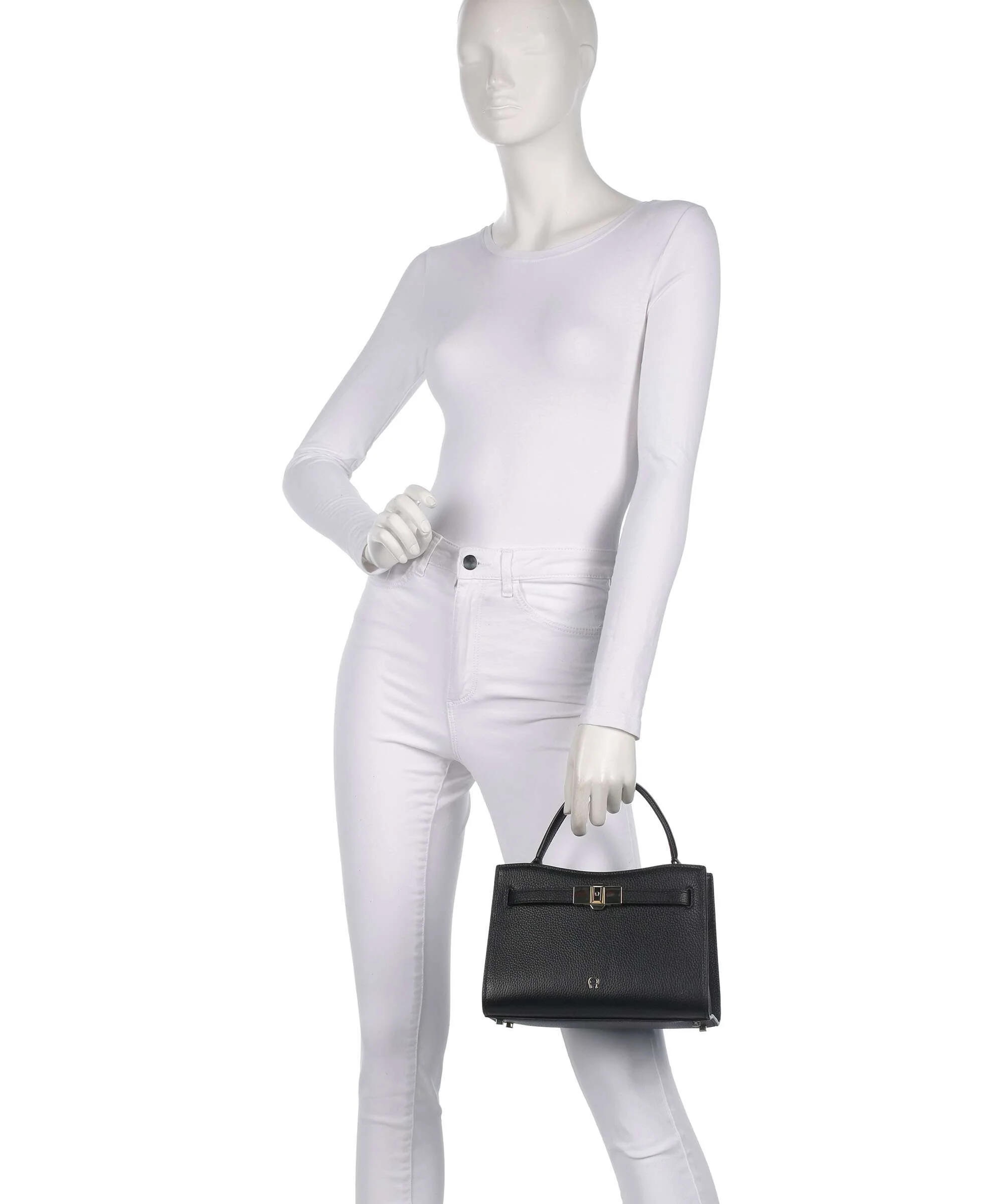 Aigner Farah S Borsa a mano black coloured - Image 3