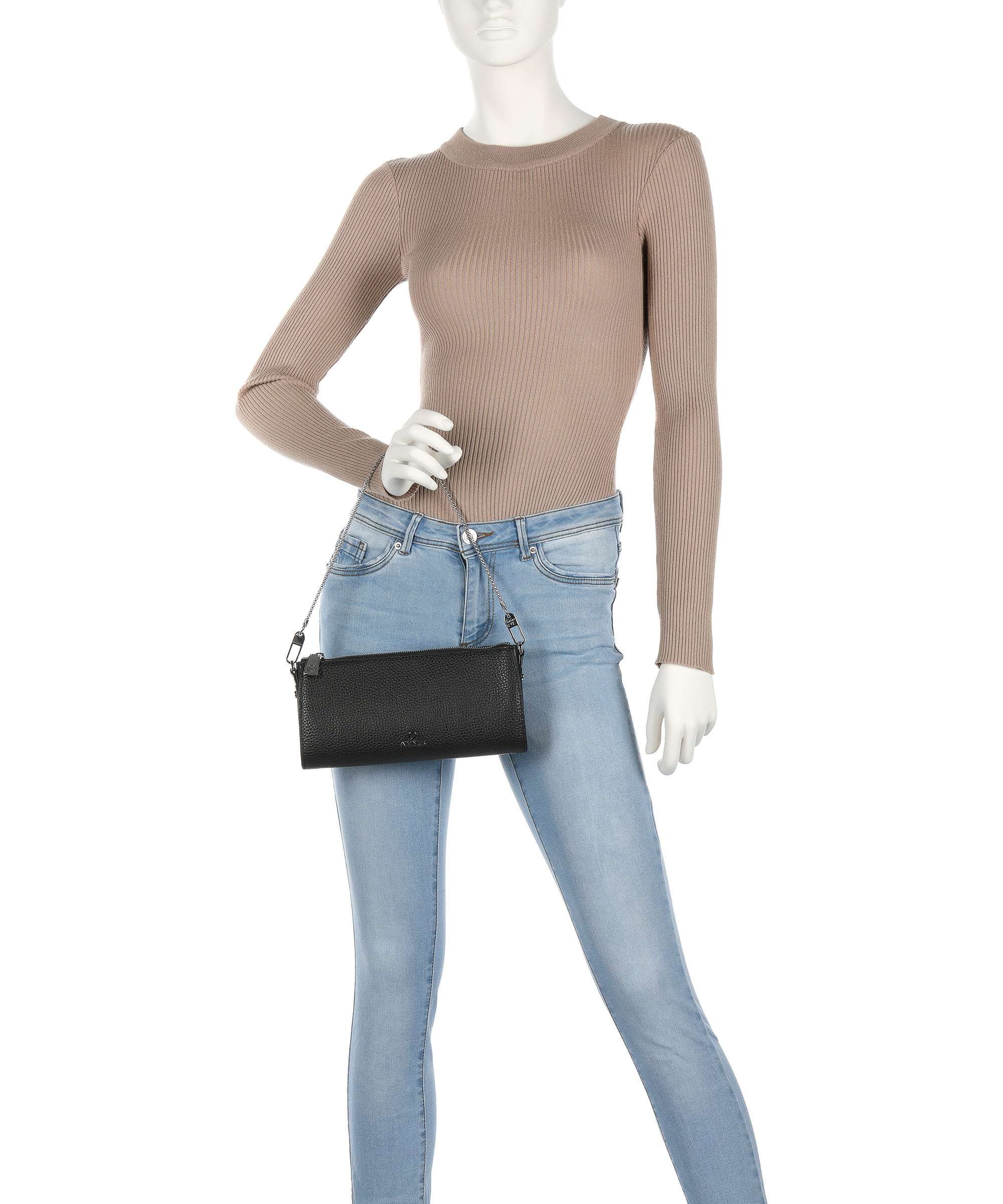 Aigner Ivy S Borsa a spalla black - Image 4