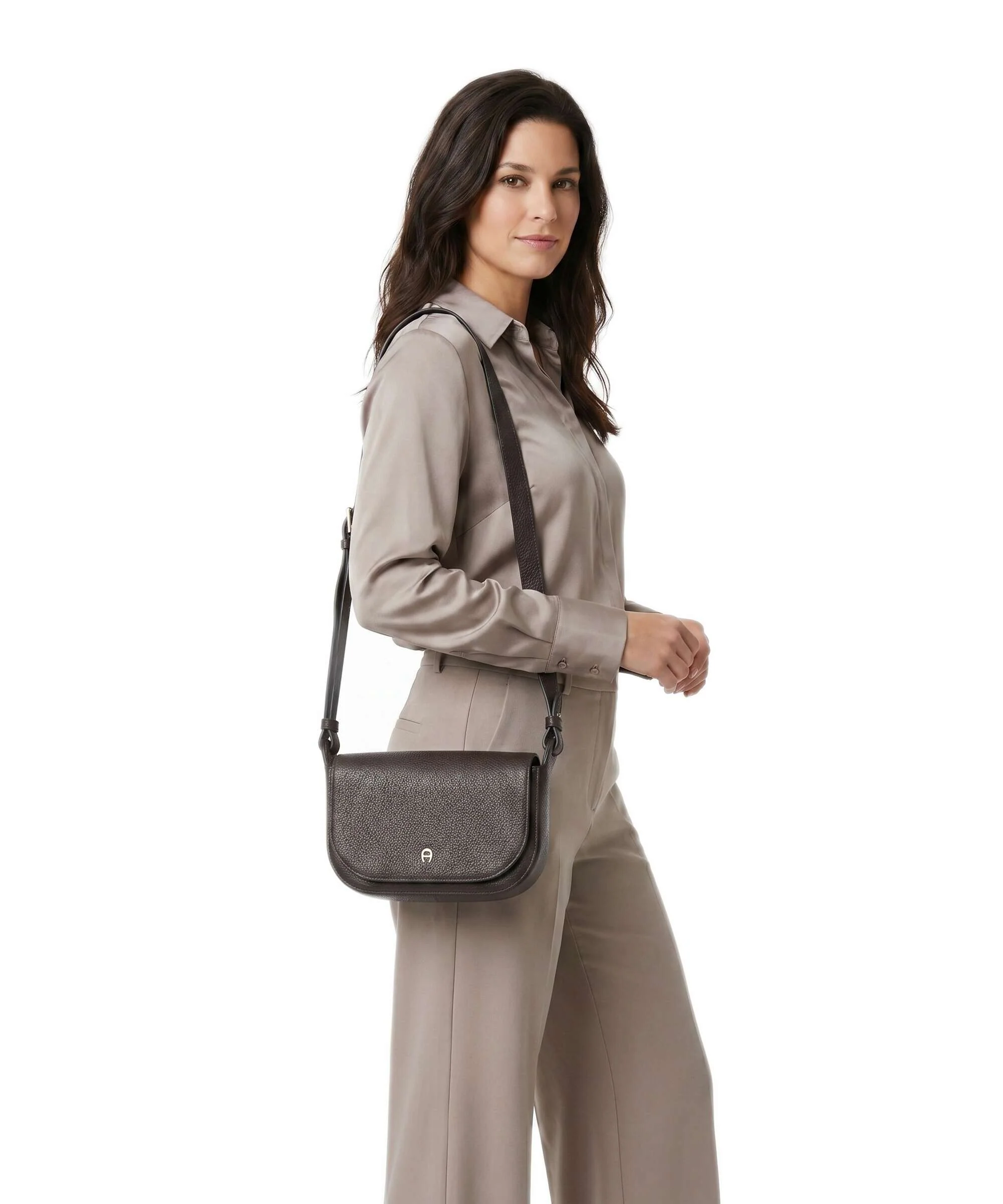 Aigner Pura S Borsa a tracolla soil brown - Image 3