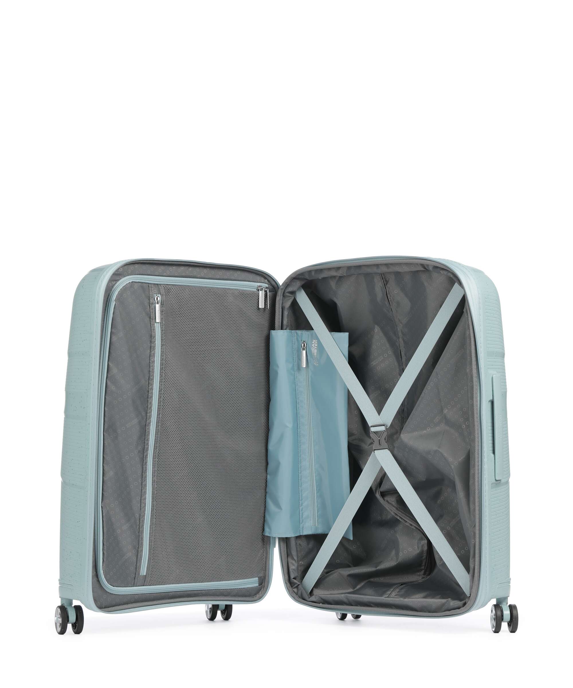 American Tourister Starvibe Valigia trolley (4 ruote) azzurro speckles - Image 6