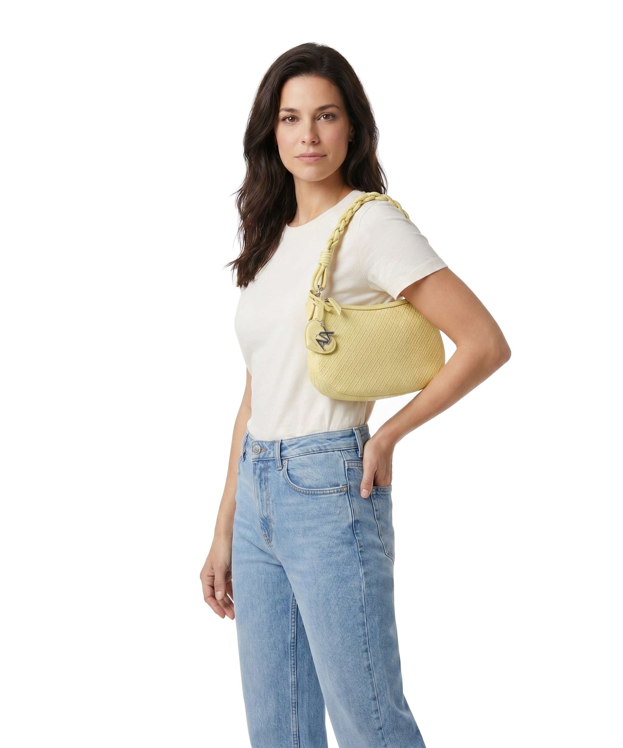 Armani Exchange Maya S Borsa a spalla sunlight - Image 4