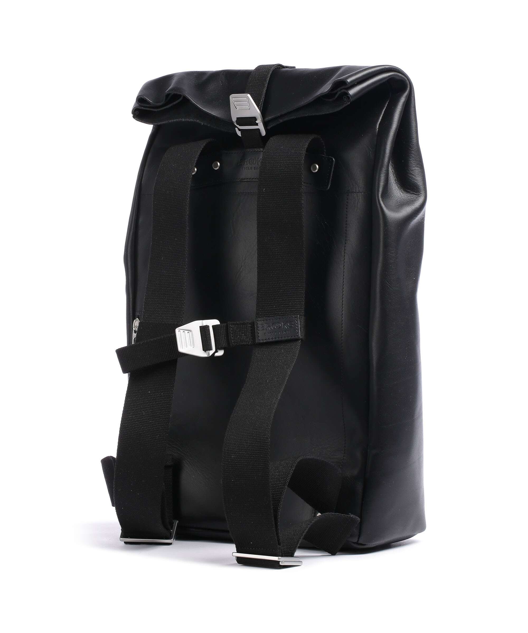 Brooks England Pickwick Leather Large Zaino roll-top black - Image 2