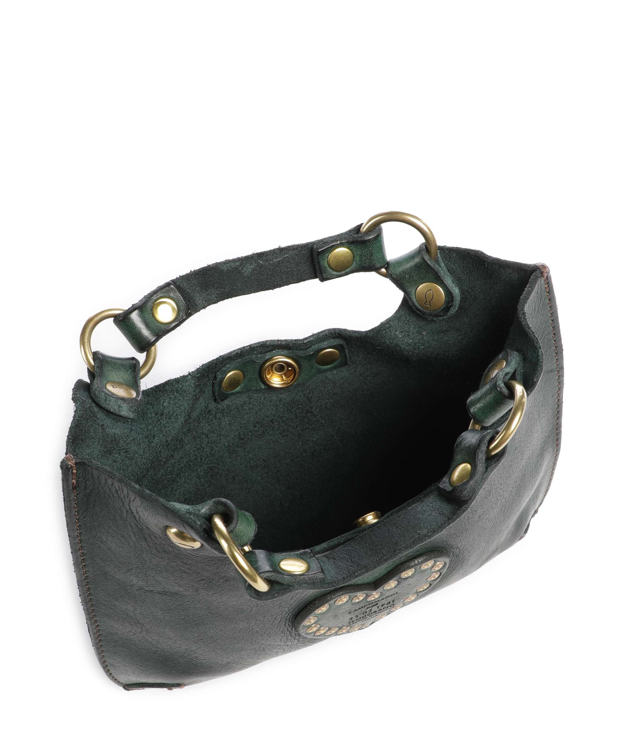 Campomaggi Borsa a mano green bottle - Image 5