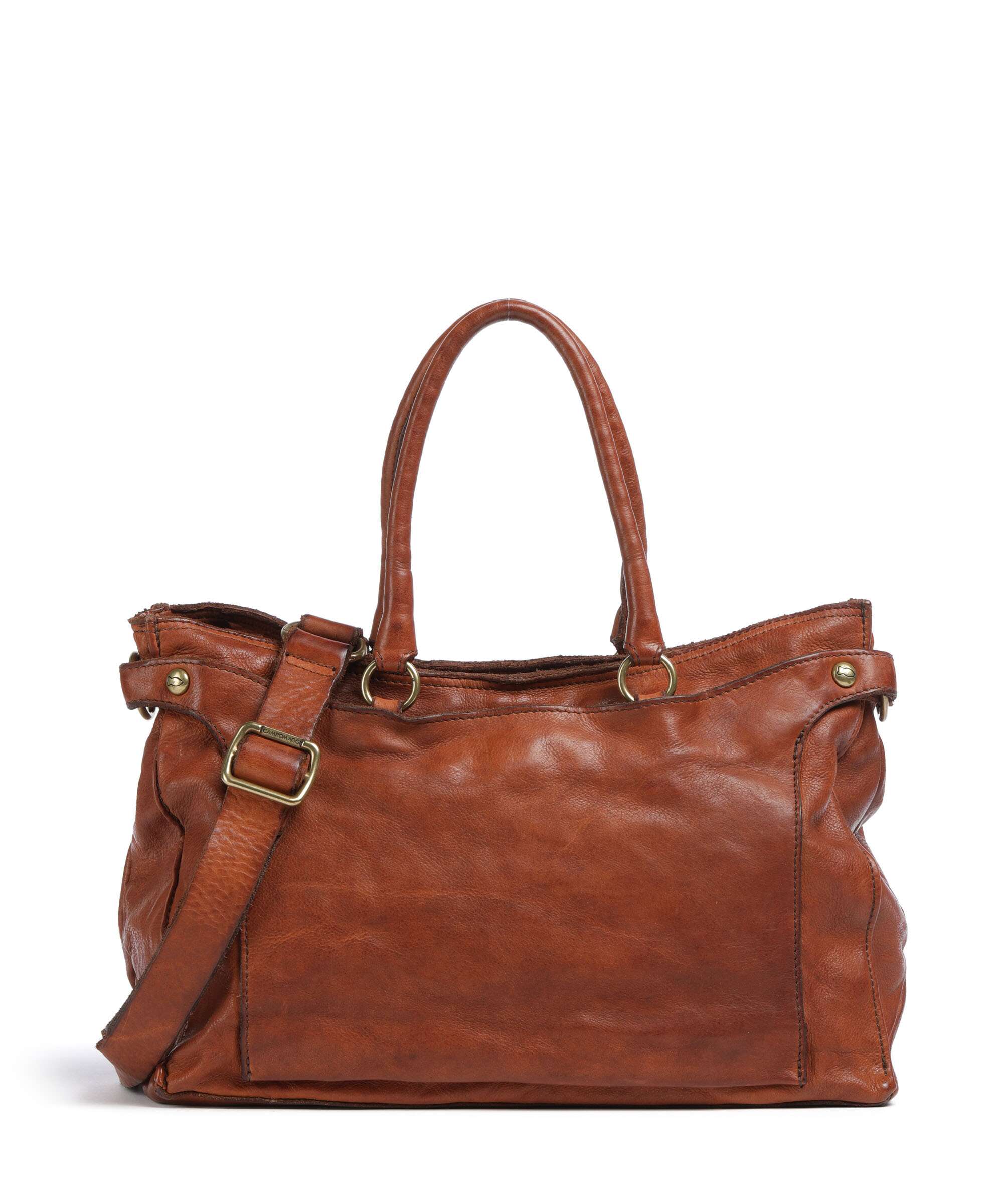 Campomaggi Borsa a mano cognac