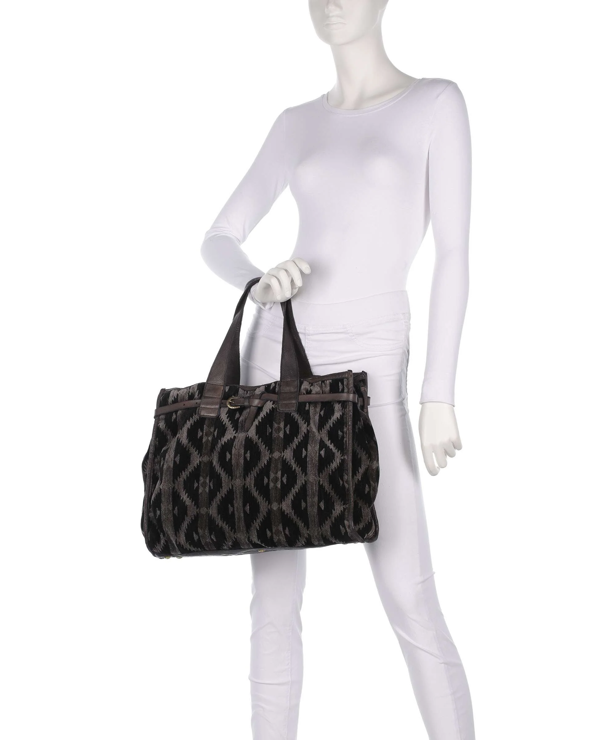 Campomaggi Borsa a mano grigio/panna - Image 3