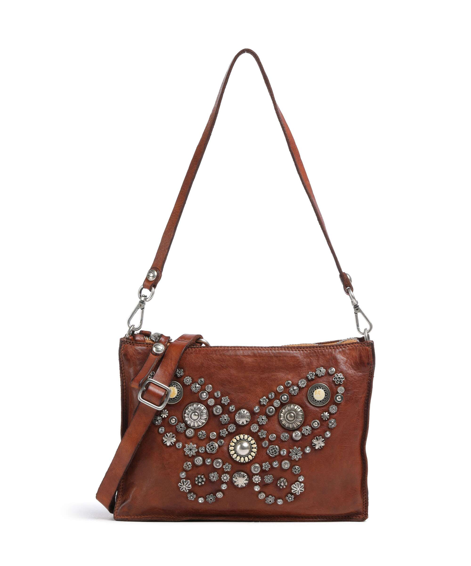 Campomaggi Borsa a spalla cognac