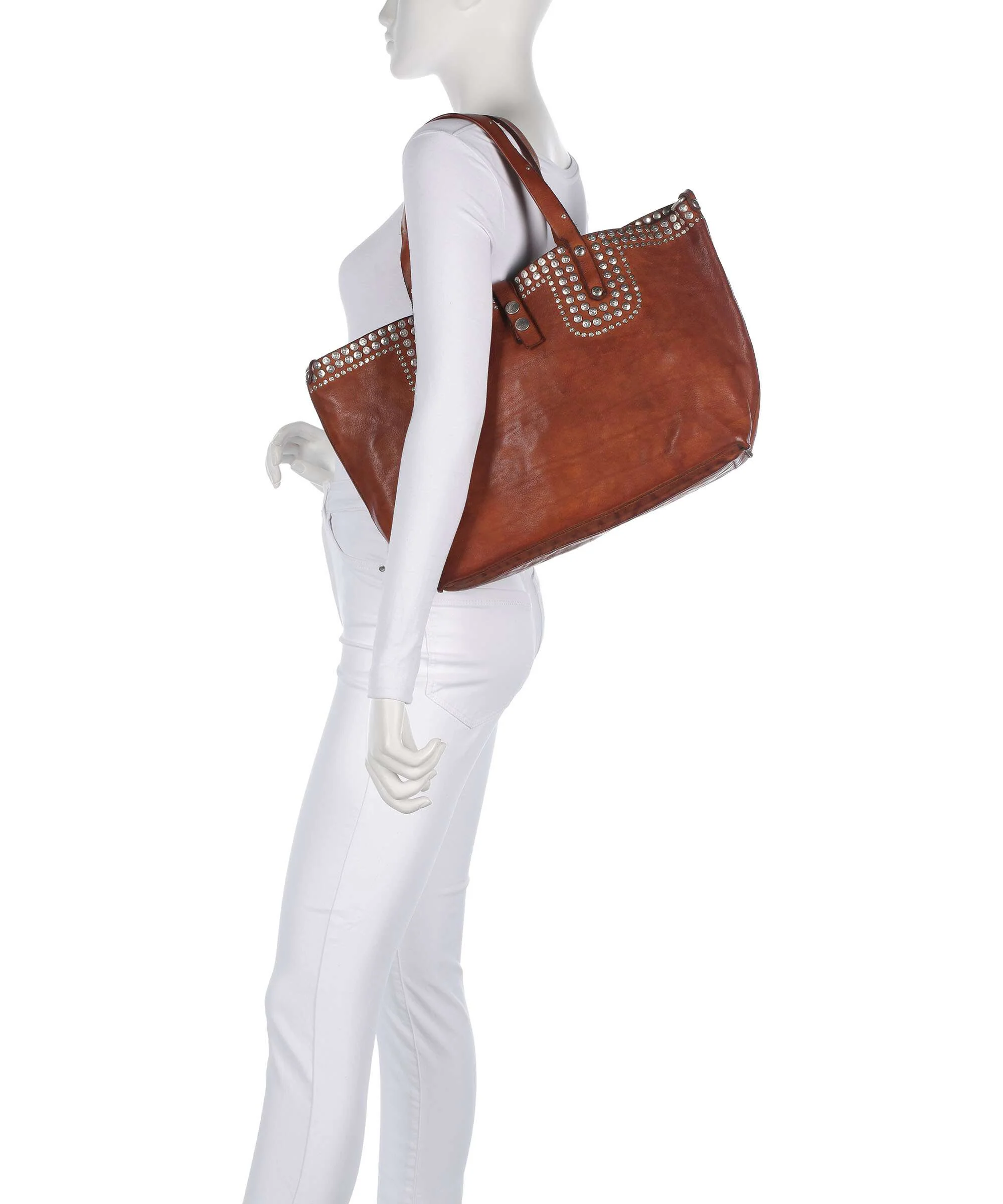 Campomaggi Borsa shopper cognac - Image 3
