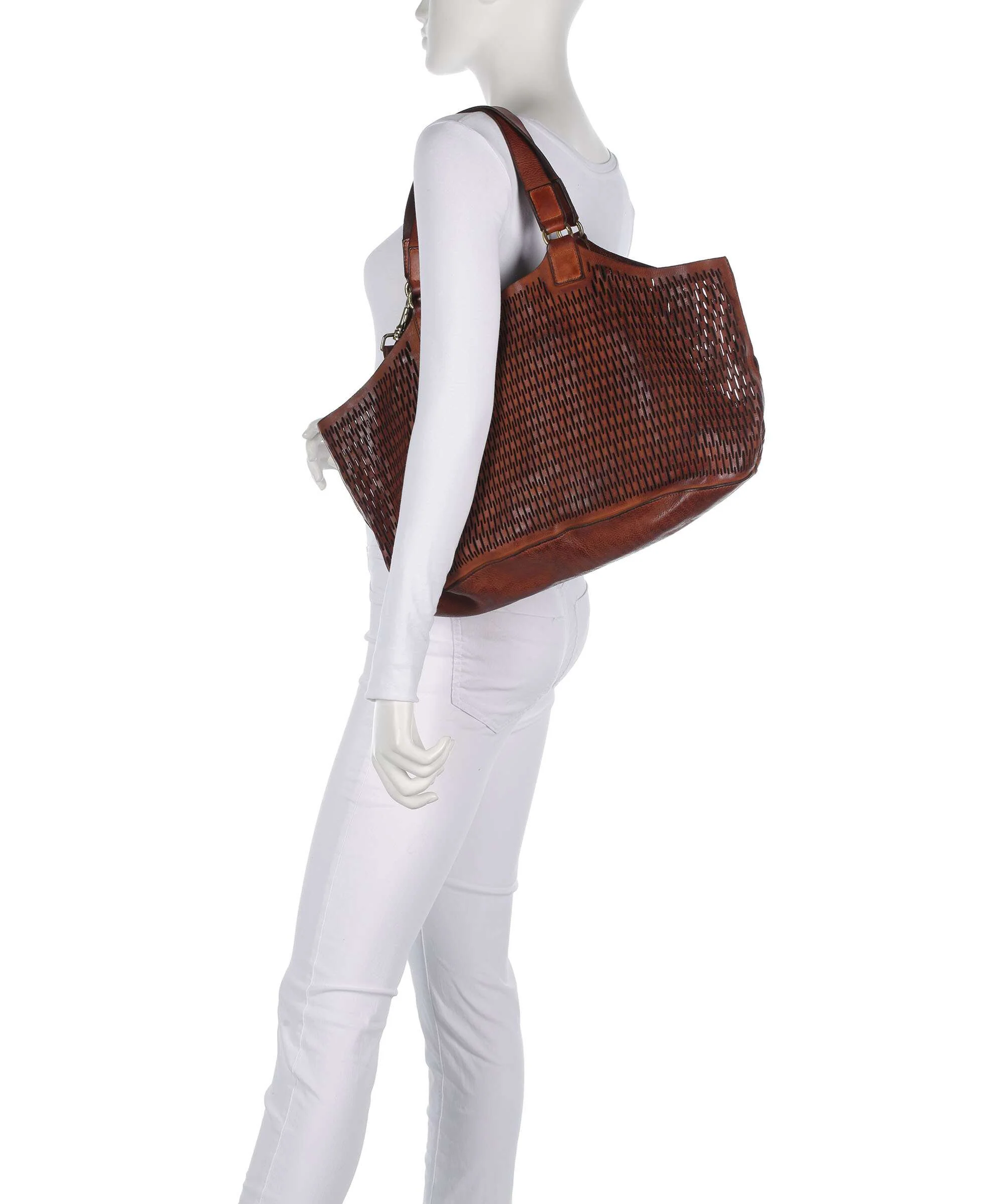 Campomaggi Borsa shopper cognac - Image 3