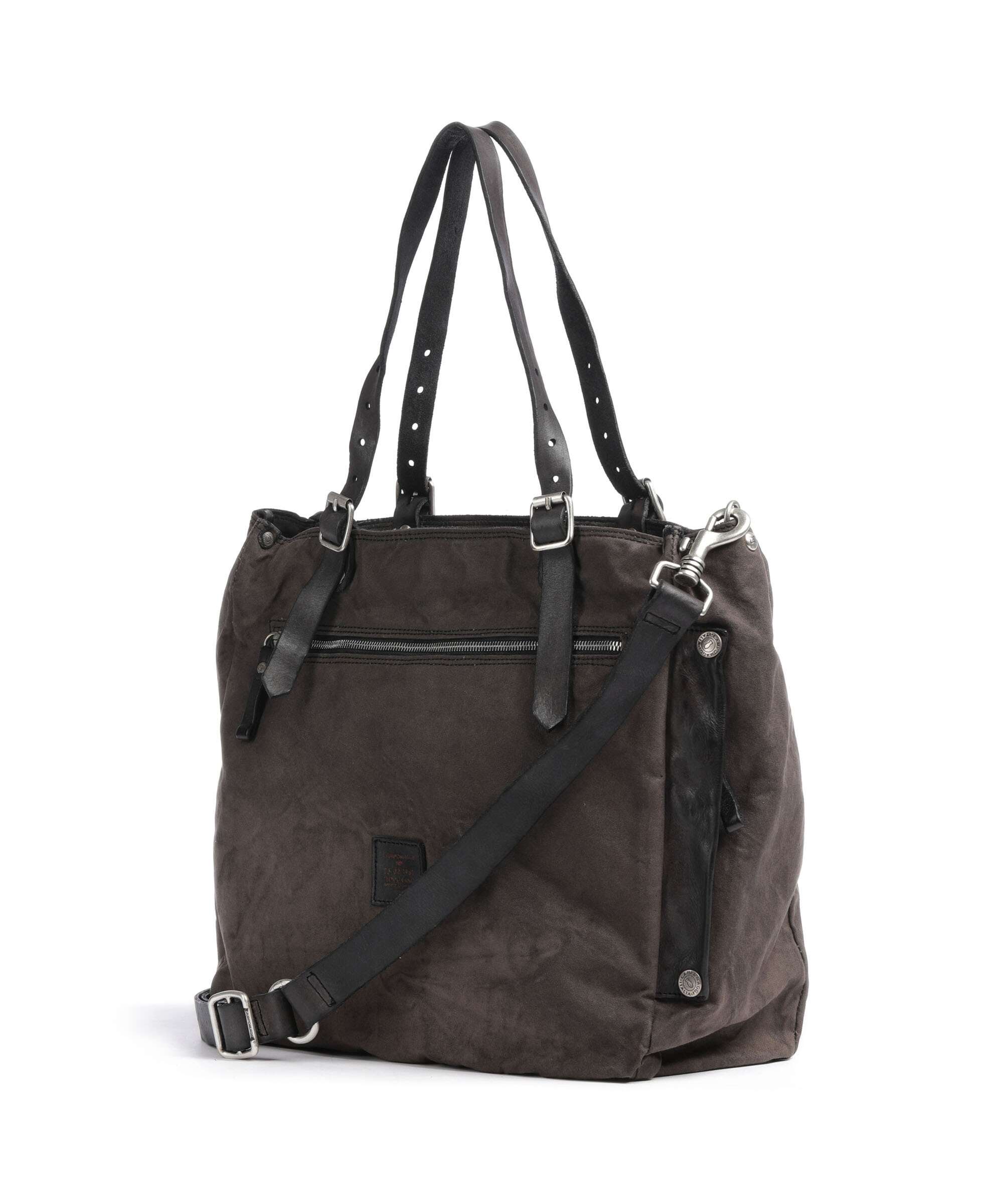 Campomaggi Borsa shopper verde militare/grigio - Image 2