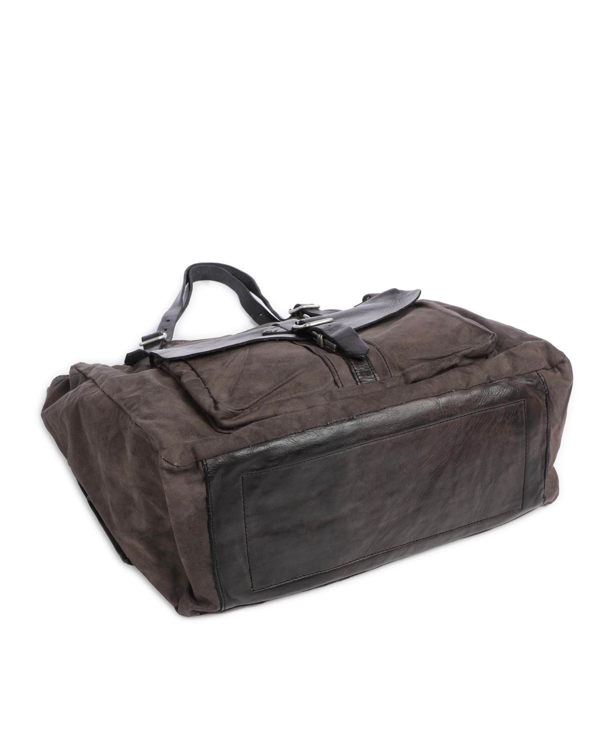 Campomaggi Borsa shopper verde militare/grigio - Image 5