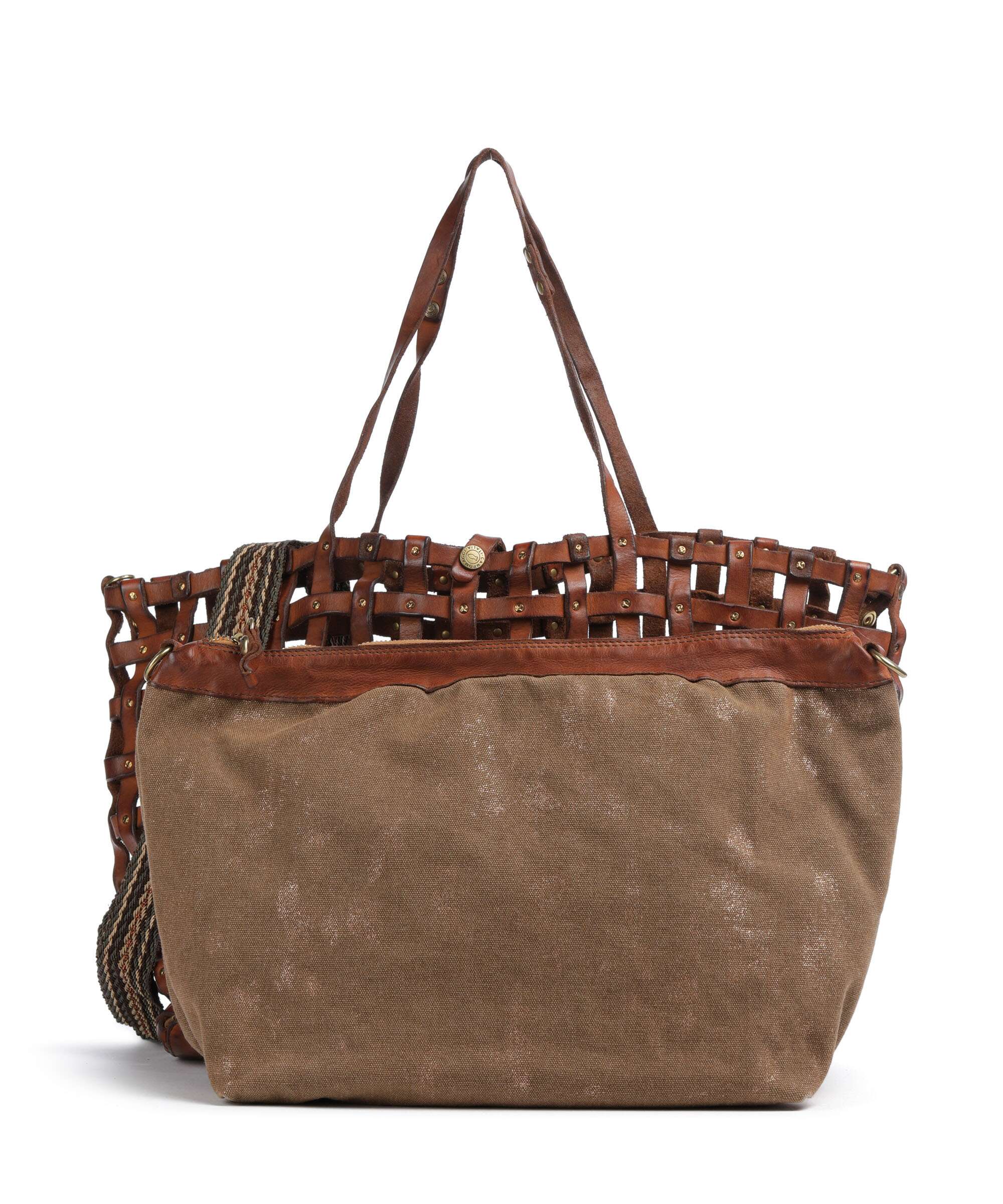 Campomaggi Borsa shopper cognac/bronze - Image 4