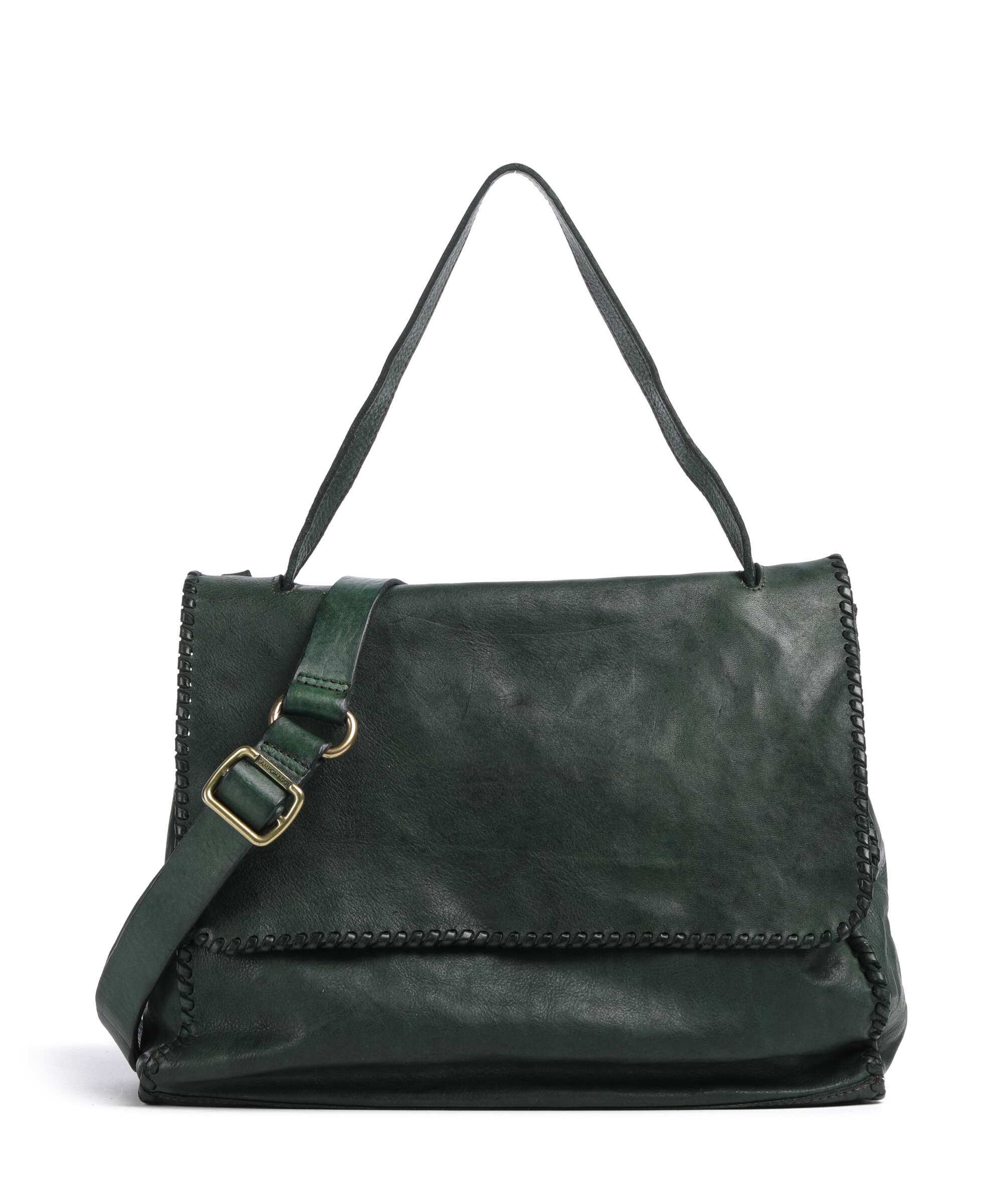 Campomaggi Borsa shopper green bottle
