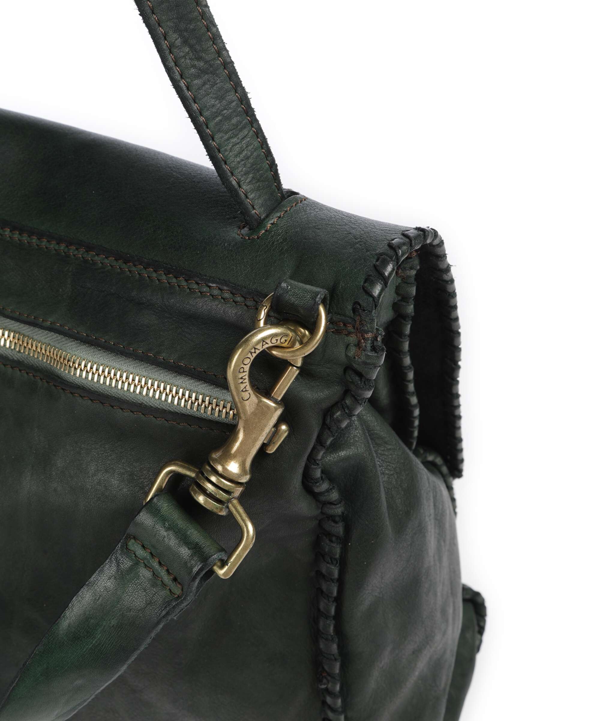 Campomaggi Borsa shopper green bottle - Image 4