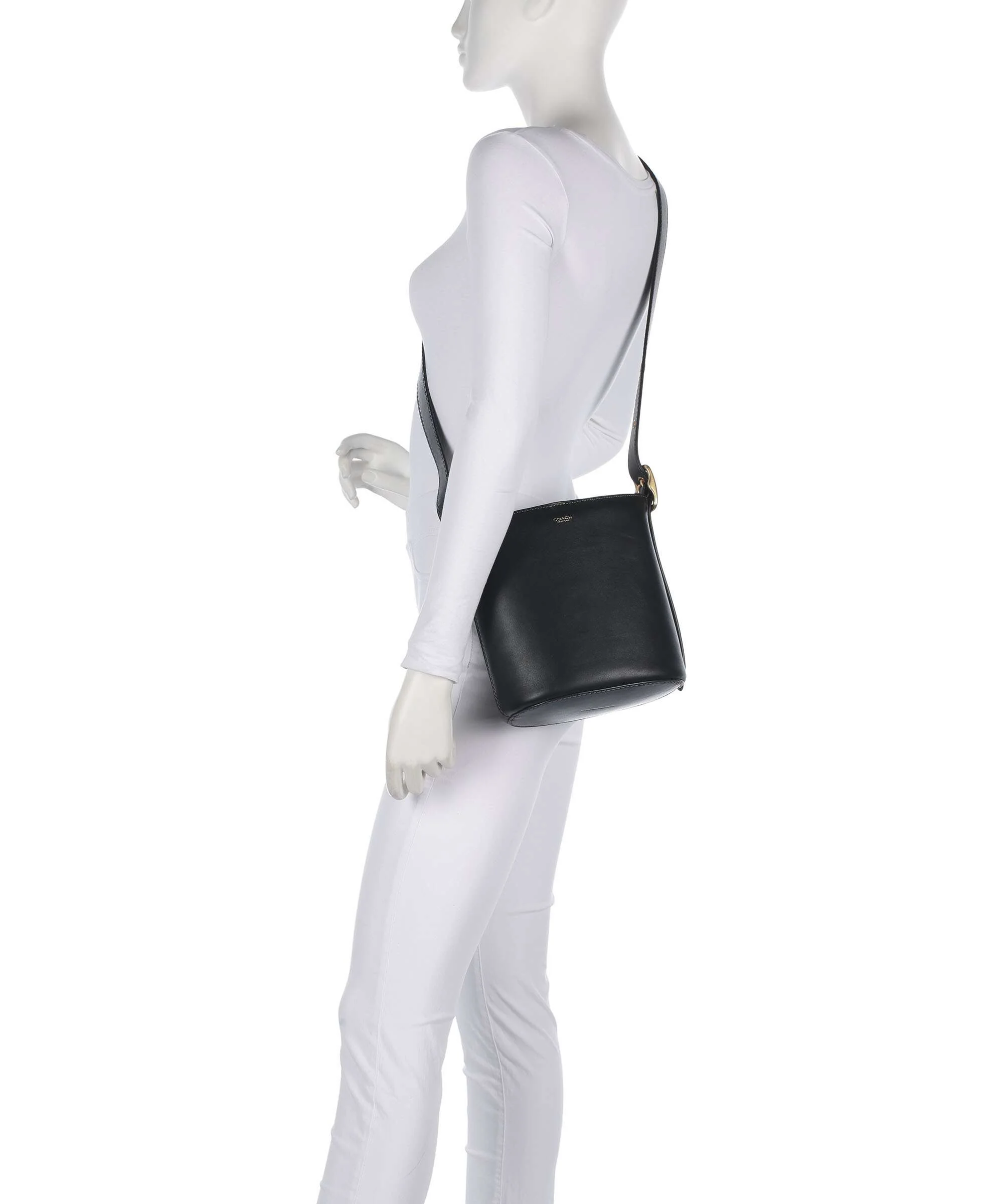 Coach Bleecker 21 Borsa a secchiello black - Image 3