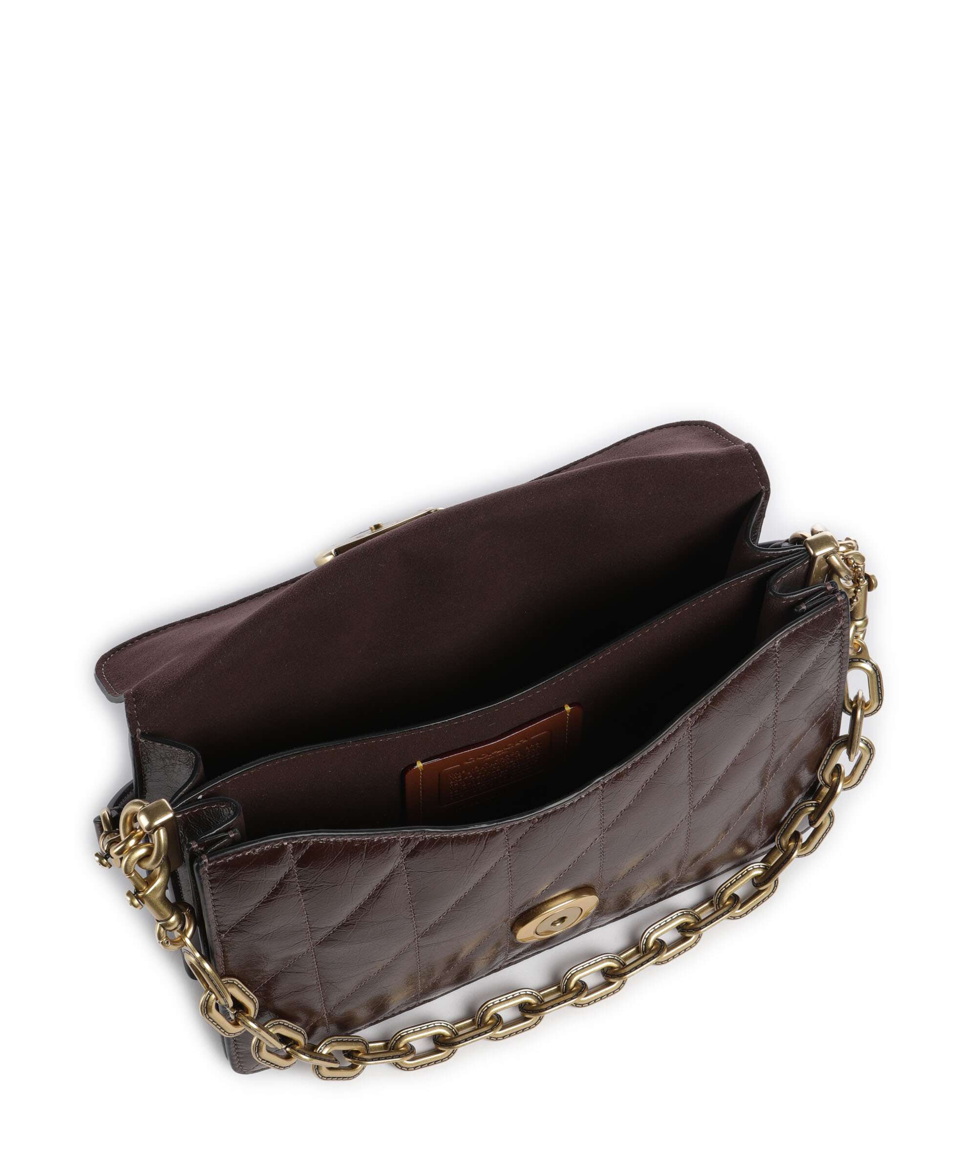 Coach Tabby Quilted Glazed Borsa a spalla maple - Image 7