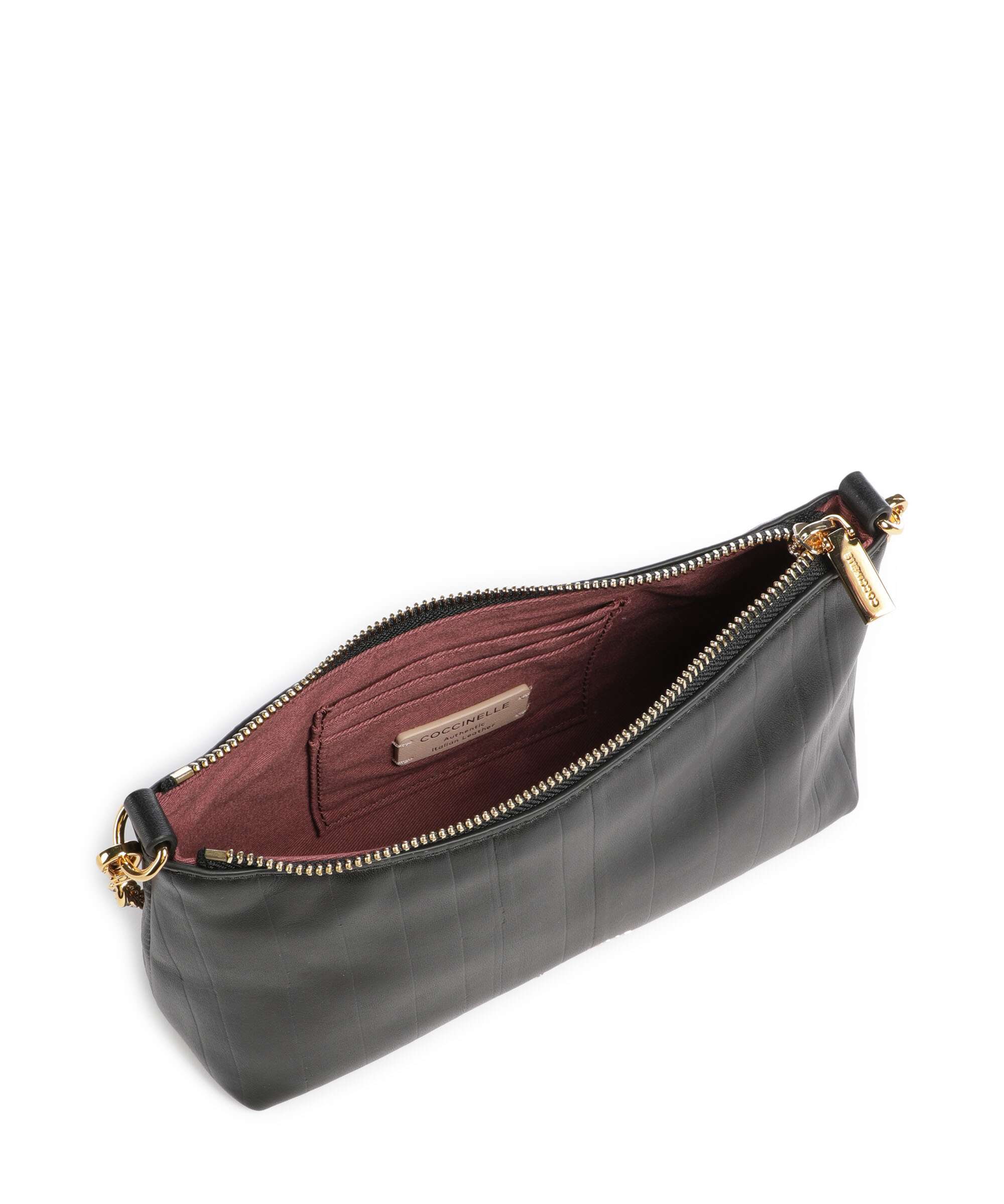 Coccinelle Aura Plisse Borsa a spalla noir - Image 6
