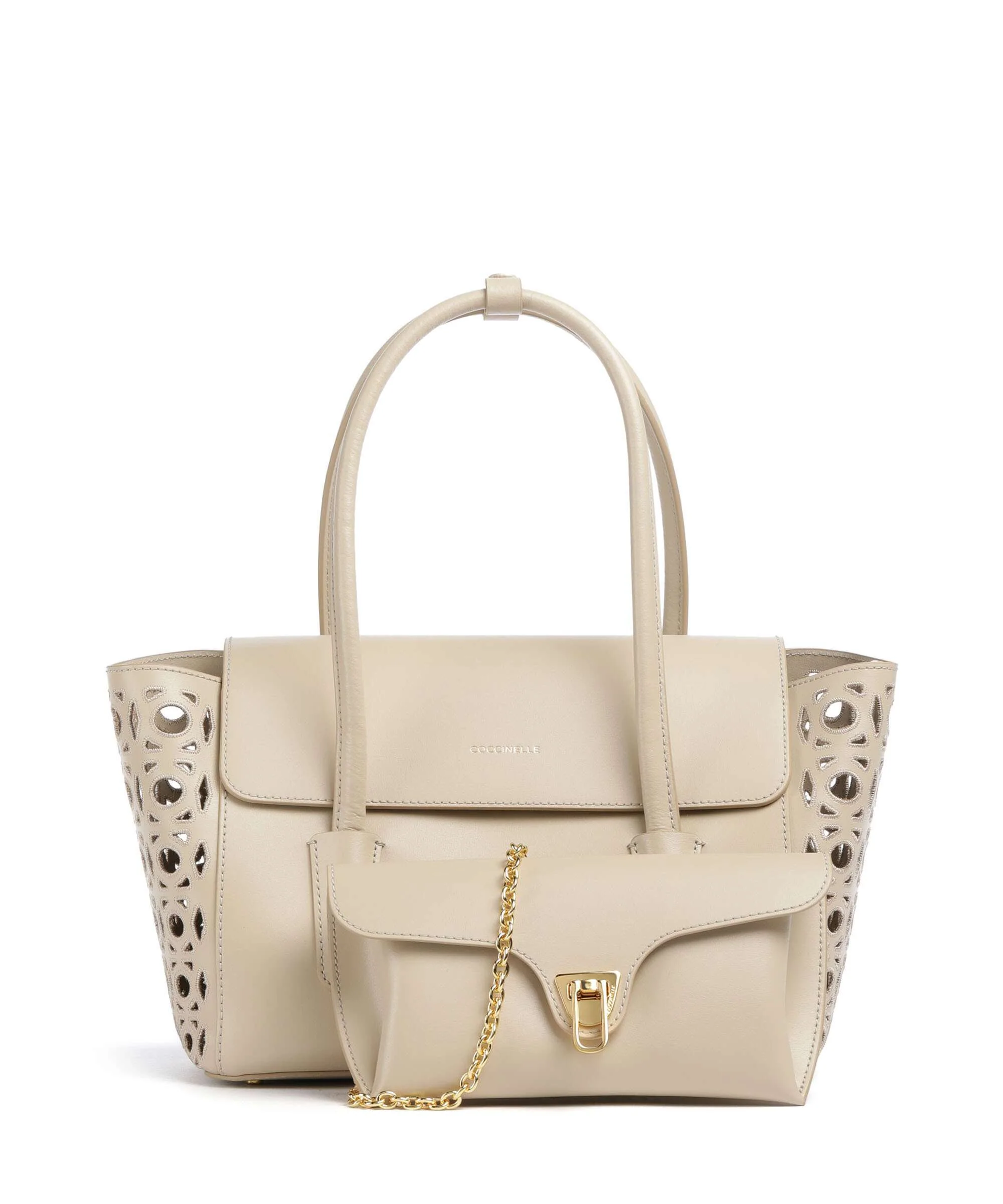 Coccinelle Beat Double Monogram Borsa a mano sandshell - Image 2