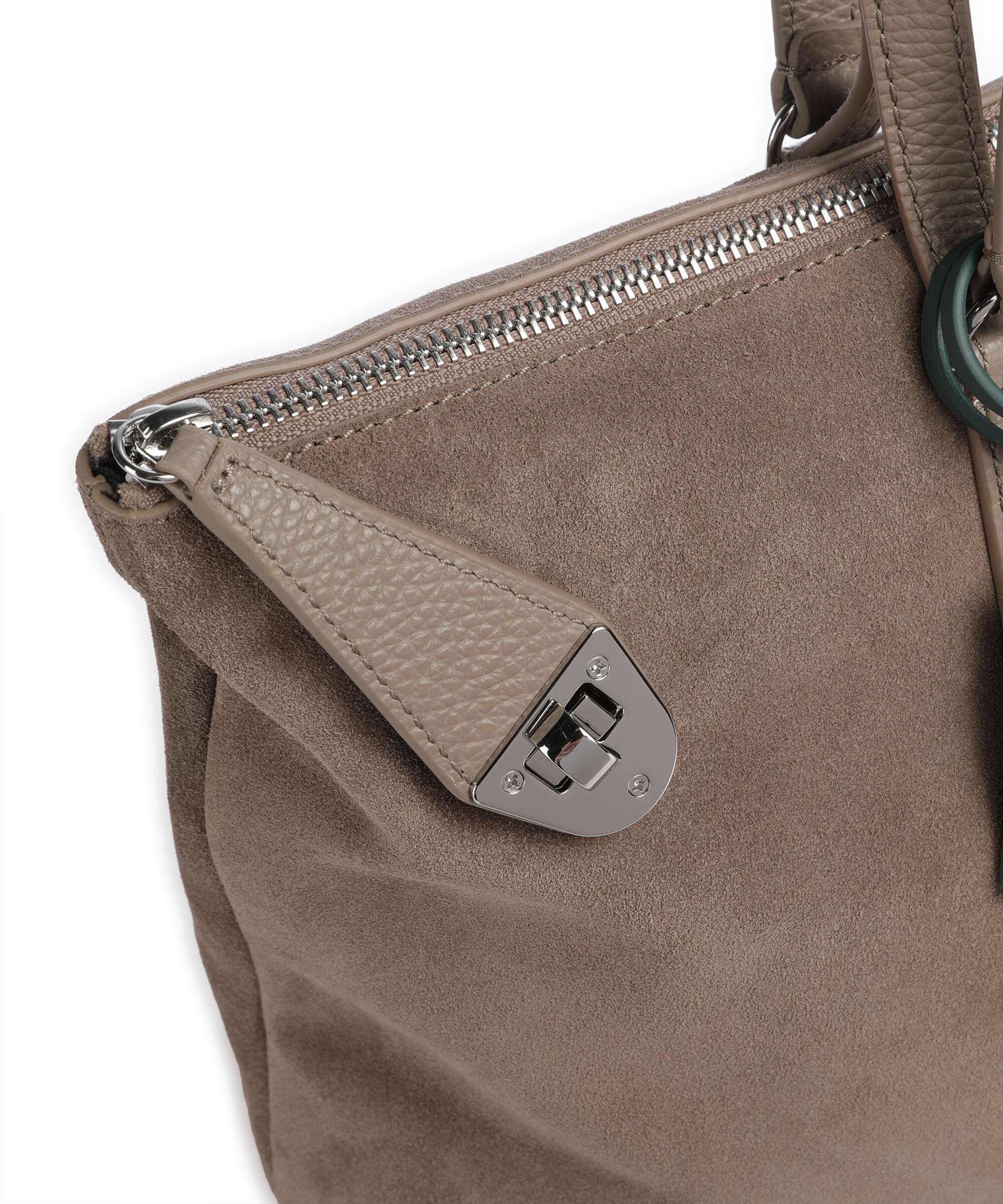 Coccinelle Beat Generation Suede Borsa shopper warm taupe - Image 4