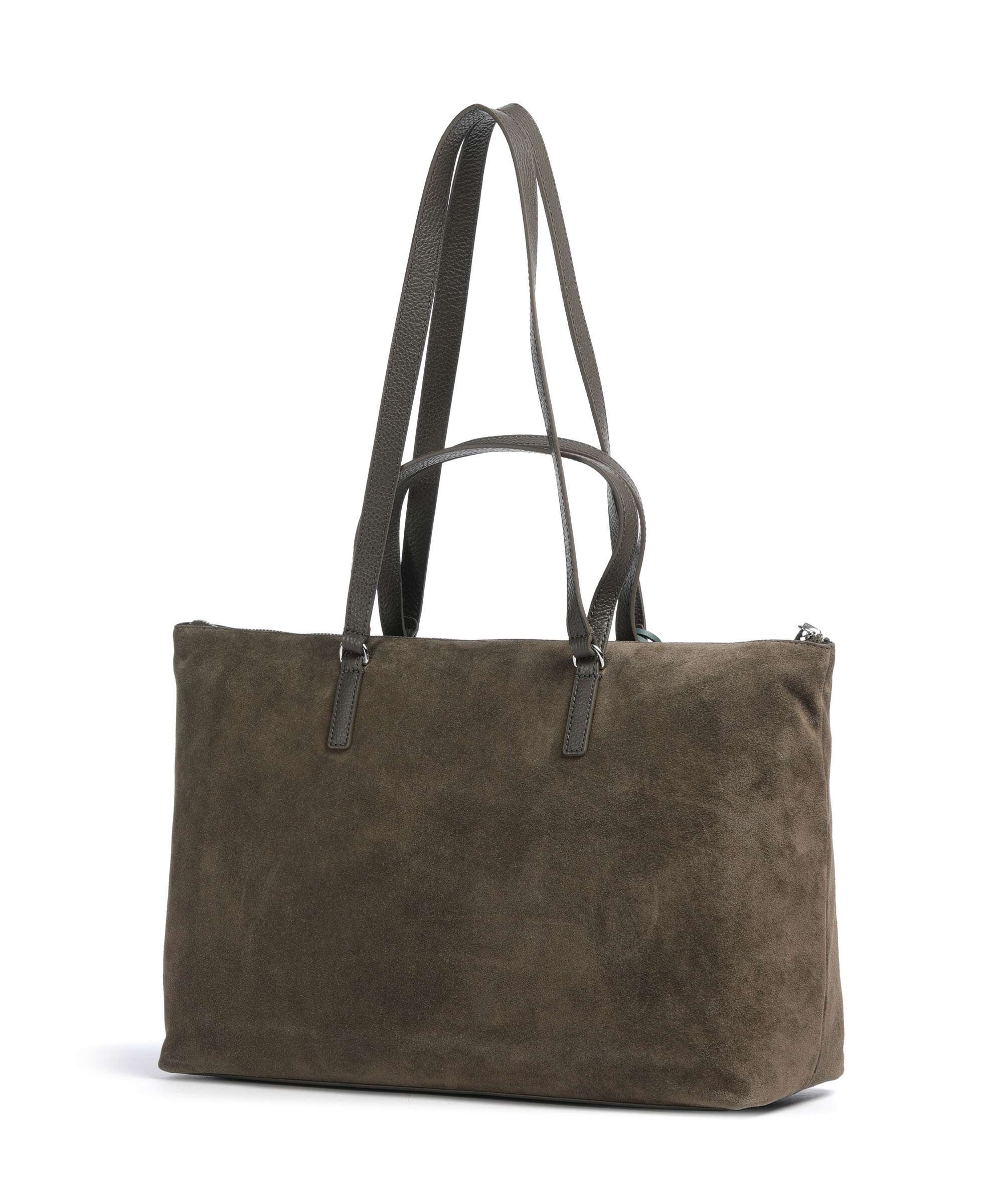Coccinelle Beat Generation Suede Borsa shopper fango - Image 2
