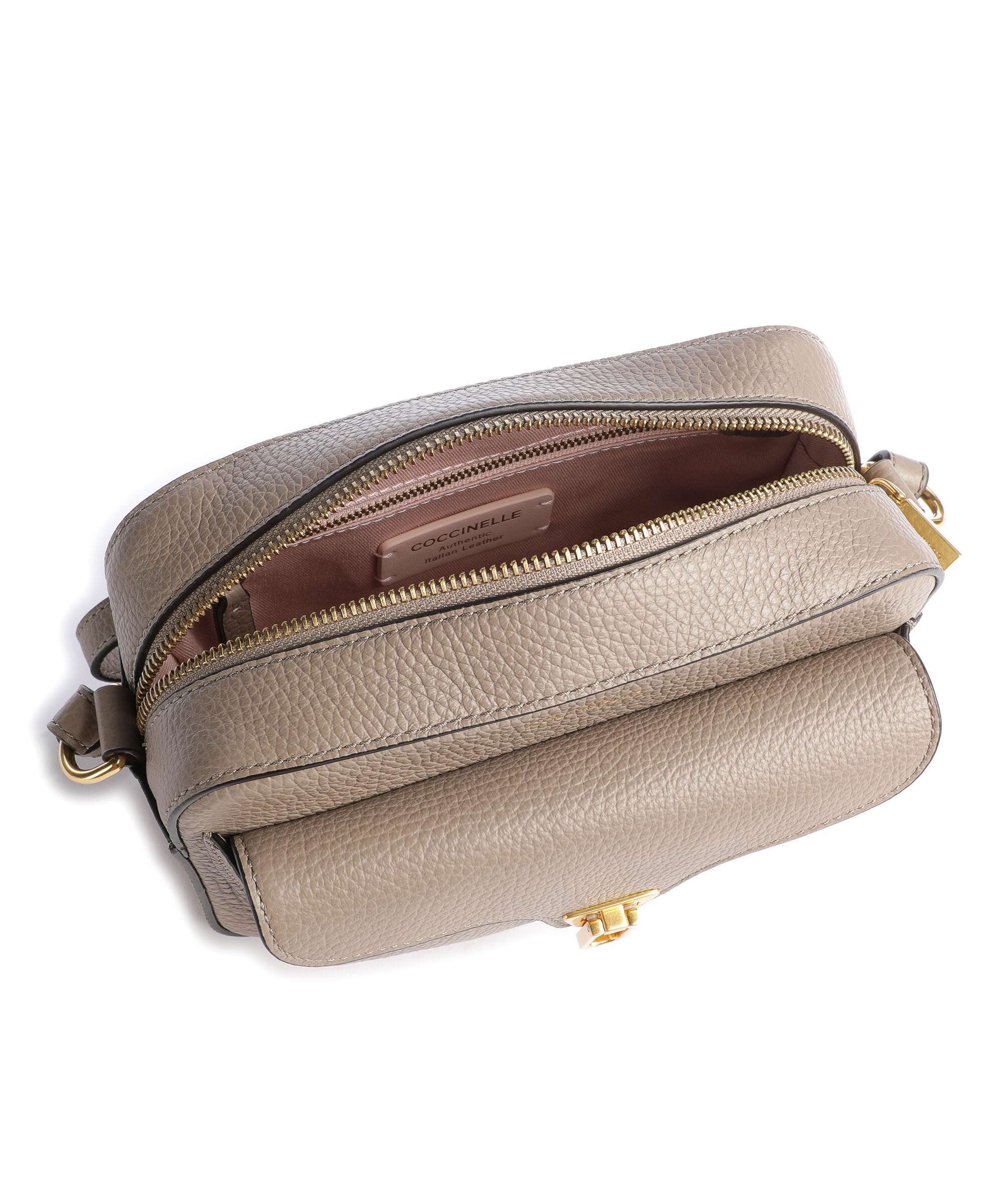 Coccinelle Beat Soft Borsa a tracolla warm taupe - Image 6