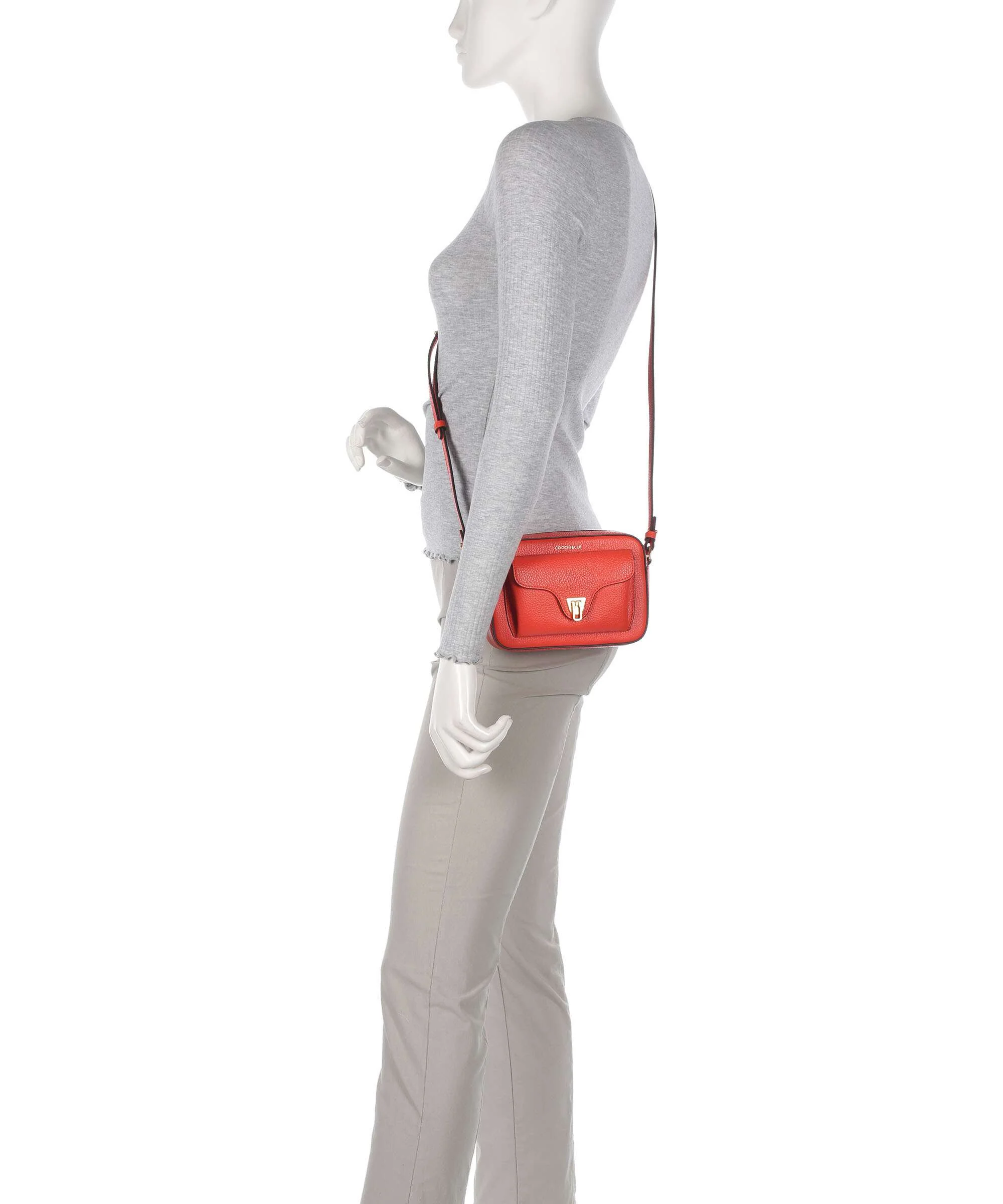 Coccinelle Beat Soft Borsa a tracolla gazpacho - Image 3