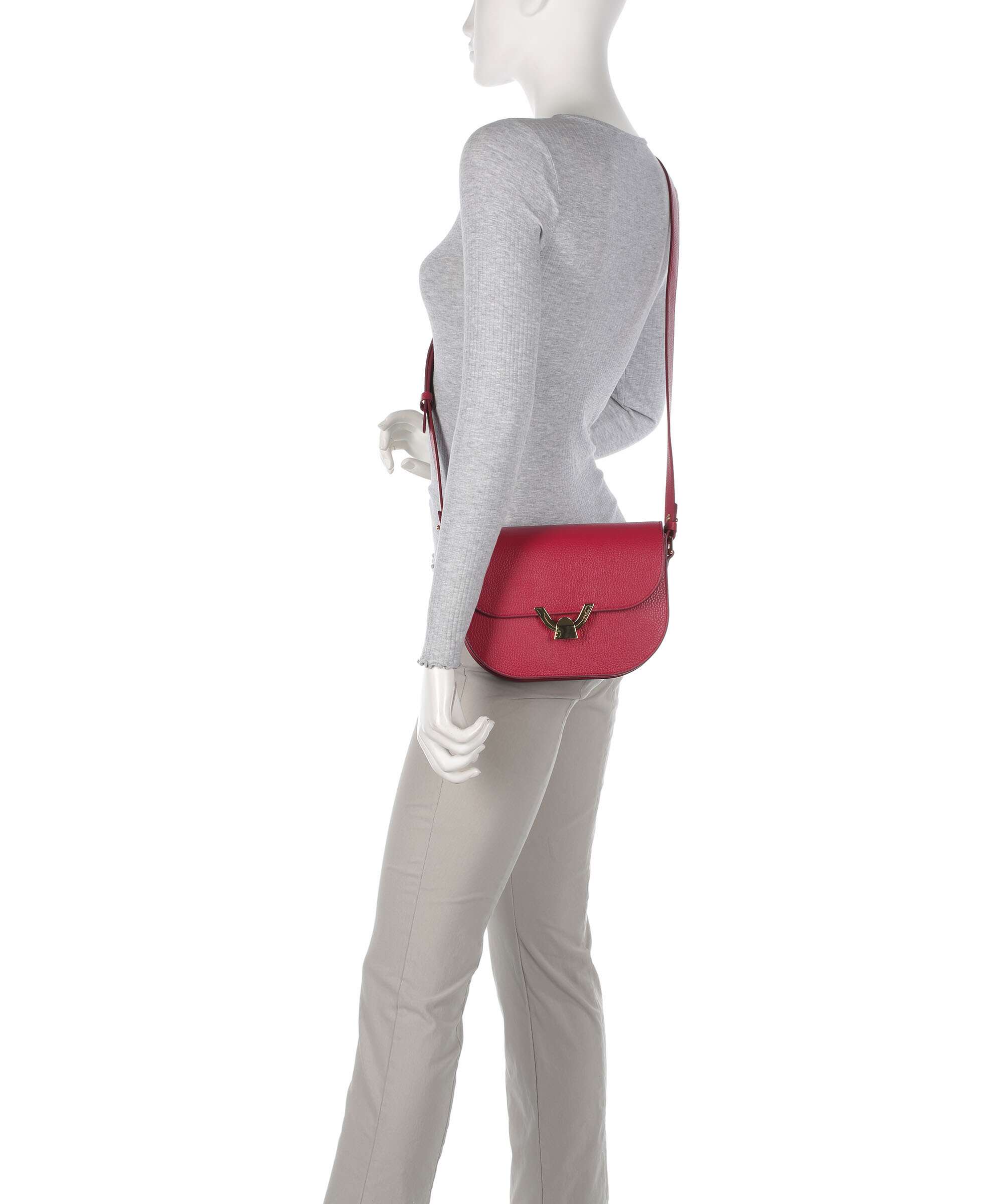 Coccinelle Dew Borsa a tracolla sangria - Image 3