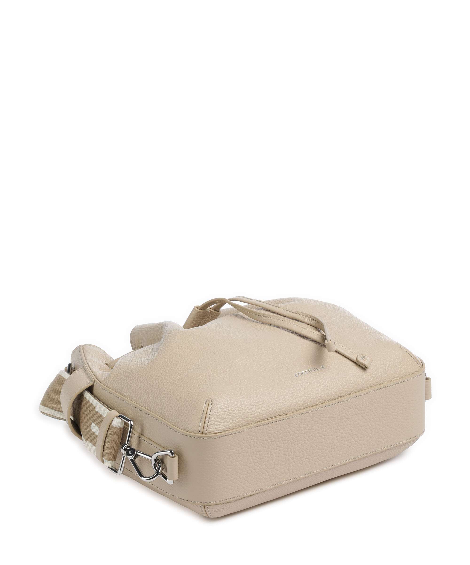 Coccinelle Gretel Ribbon Borsa a secchiello sandshell - Image 5